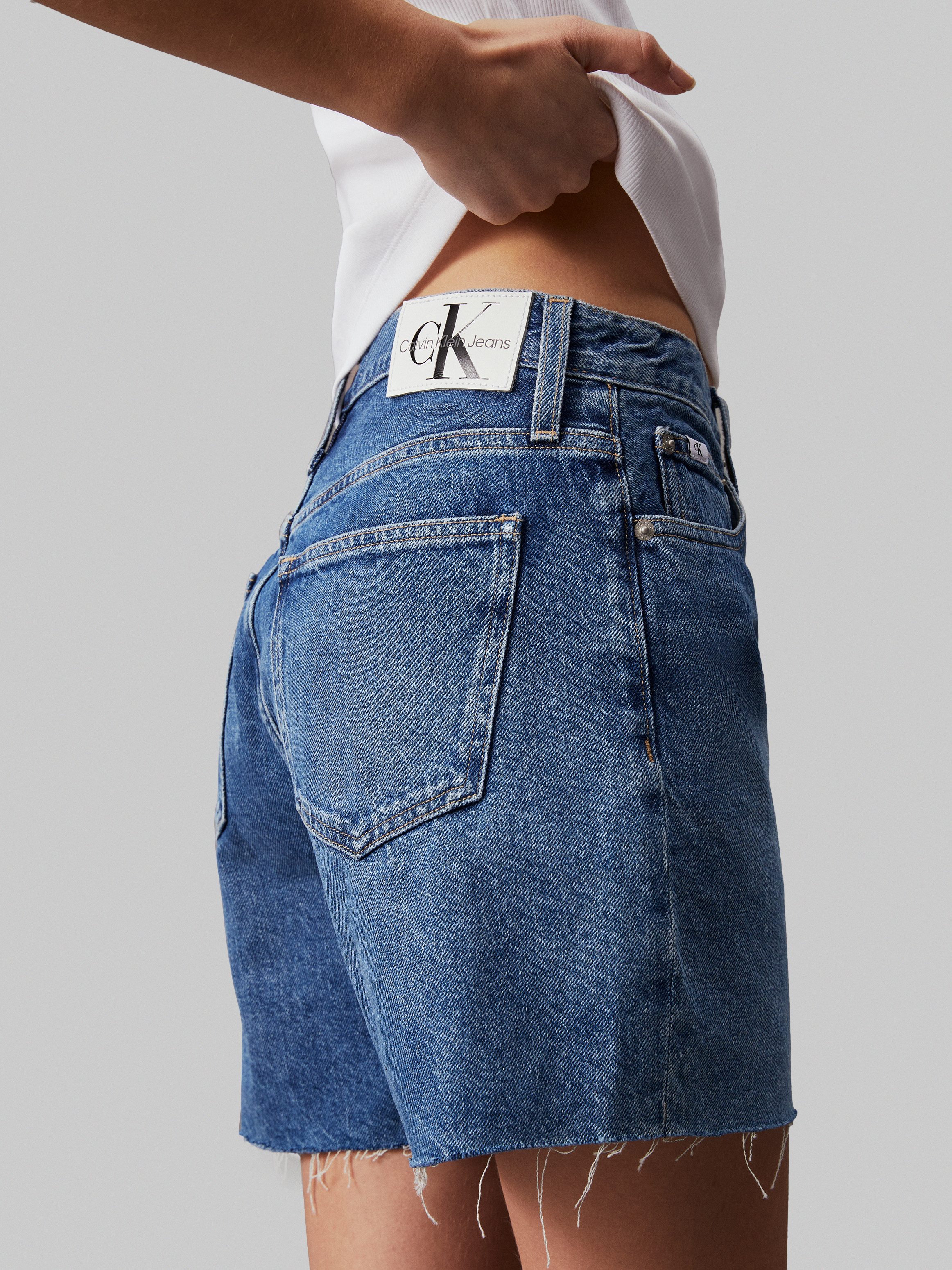 Calvin Klein Short Mom short in 5-pocketsstijl