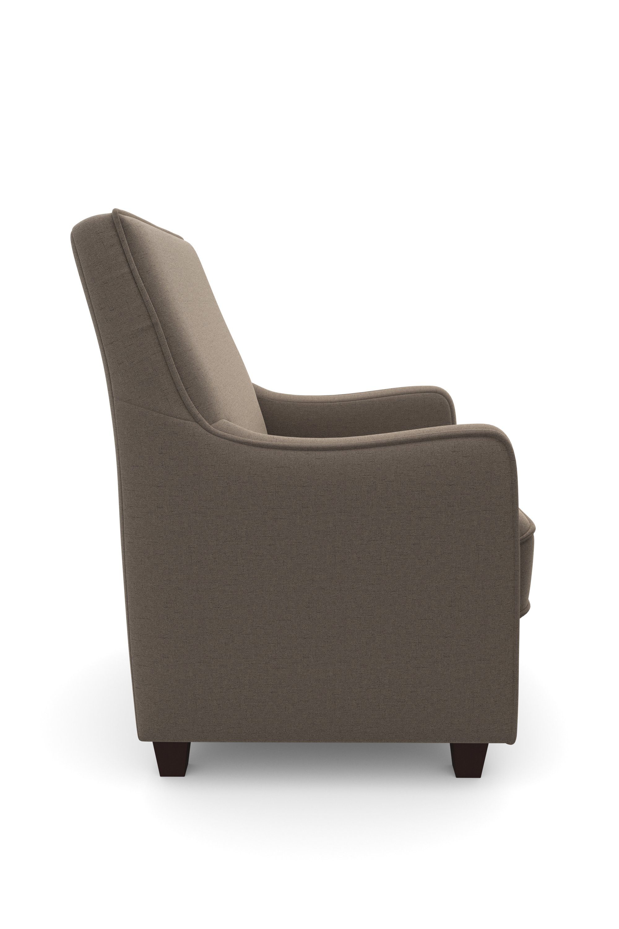 Home affaire Fauteuil County met engelse naad en binnenveringsinterieur (1 stuk)