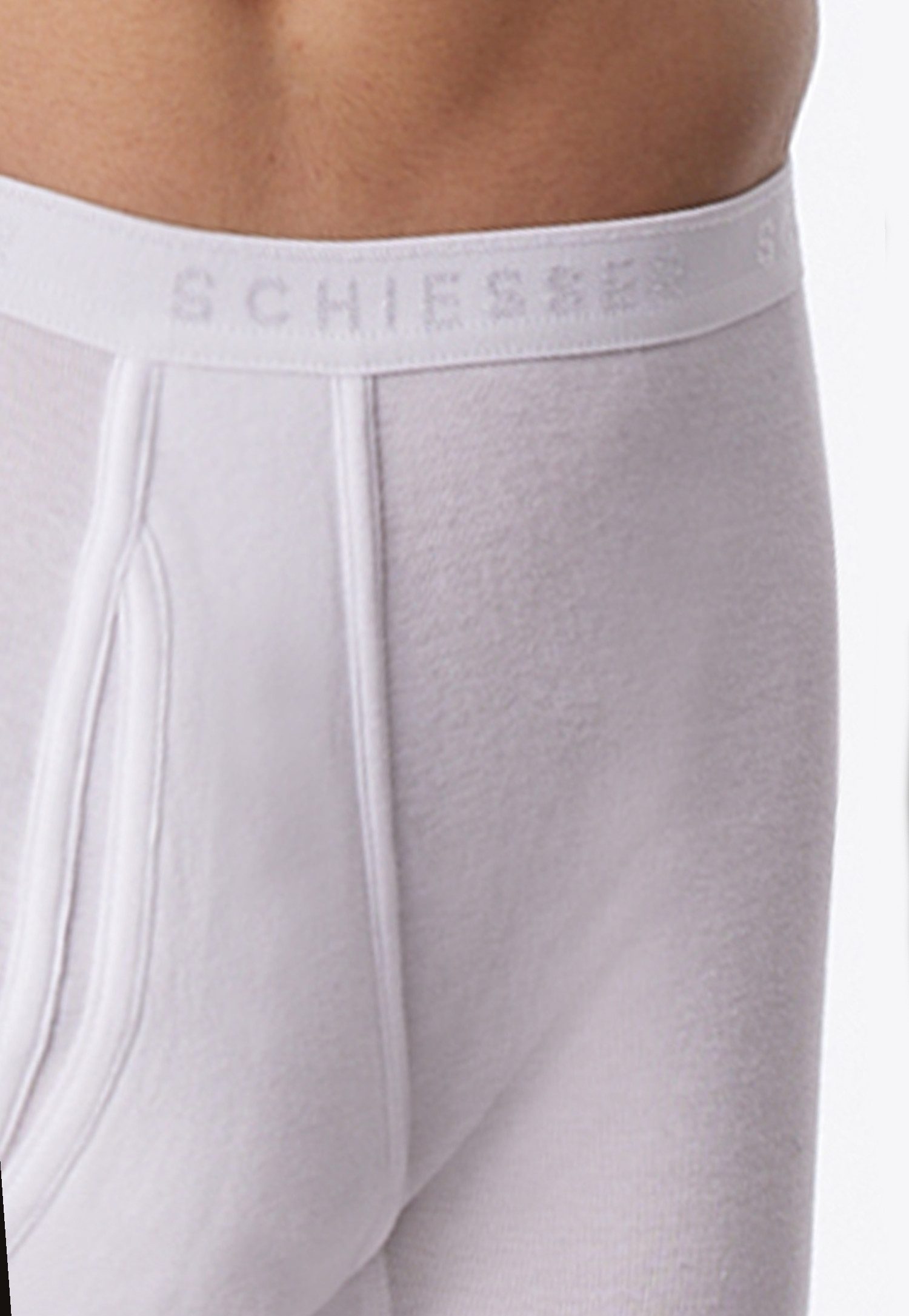 Schiesser Slip Original Classics met ingreep, fijnrib, zonder storende zijnaden