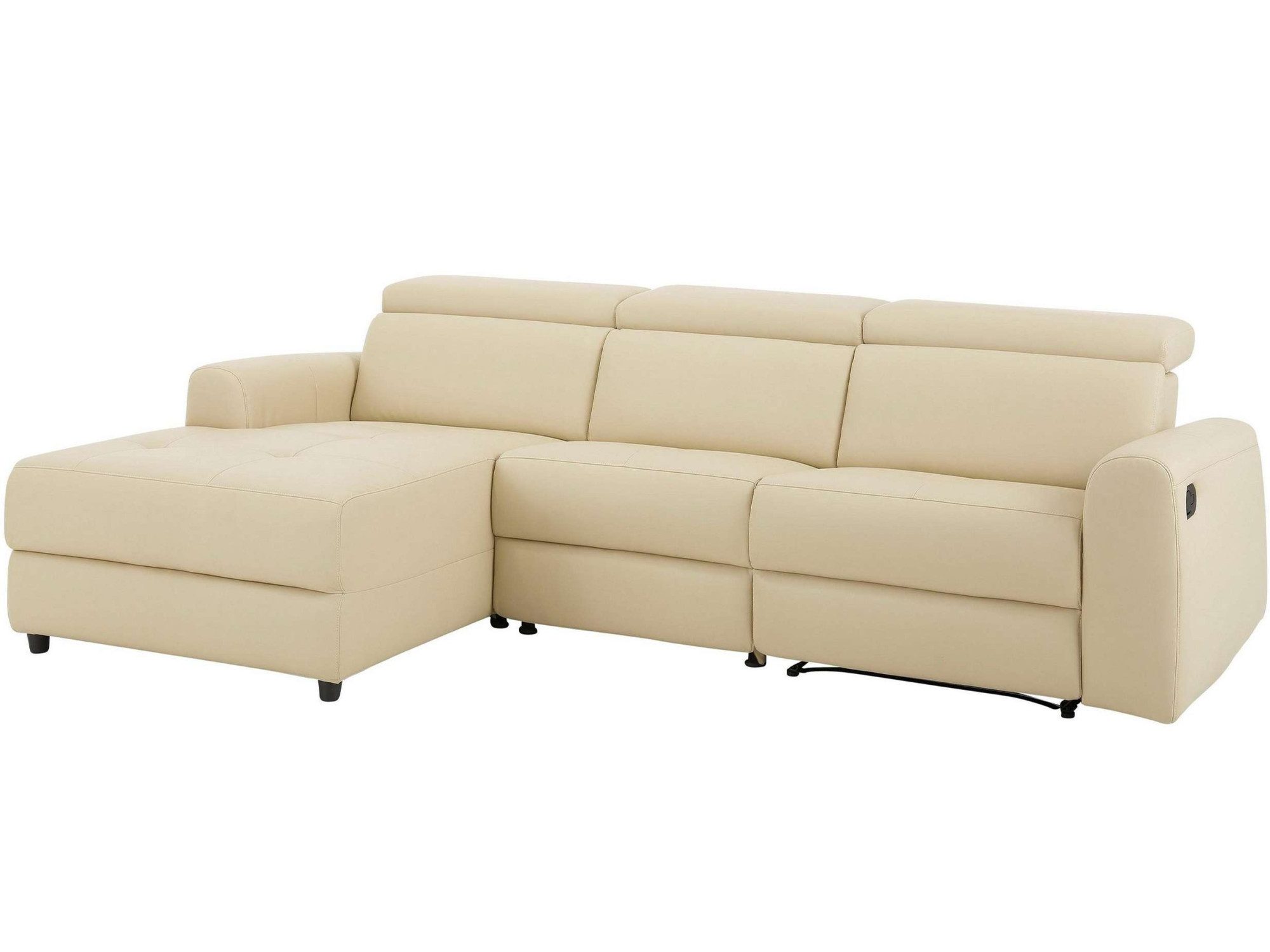 Home affaire Hoekbank Sentrano, L-vorm, 275 cm, man. of electr. relaxfunctie en usb/kopverstelling