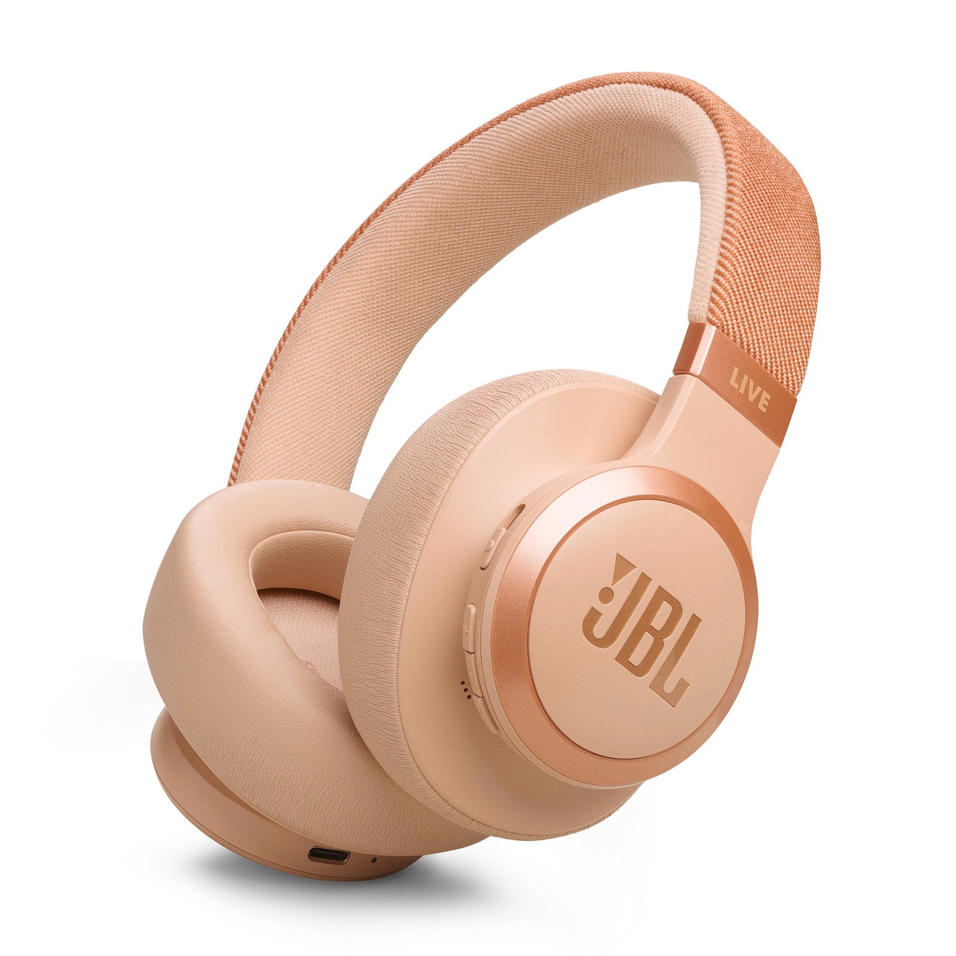 JBL Wireless hoofdtelefoon LIVE 770NC met JBL Signature Sound en Surround Sound Draadloze Over Ear hoofdtelefoon met True Adaptive Noise Cancelling