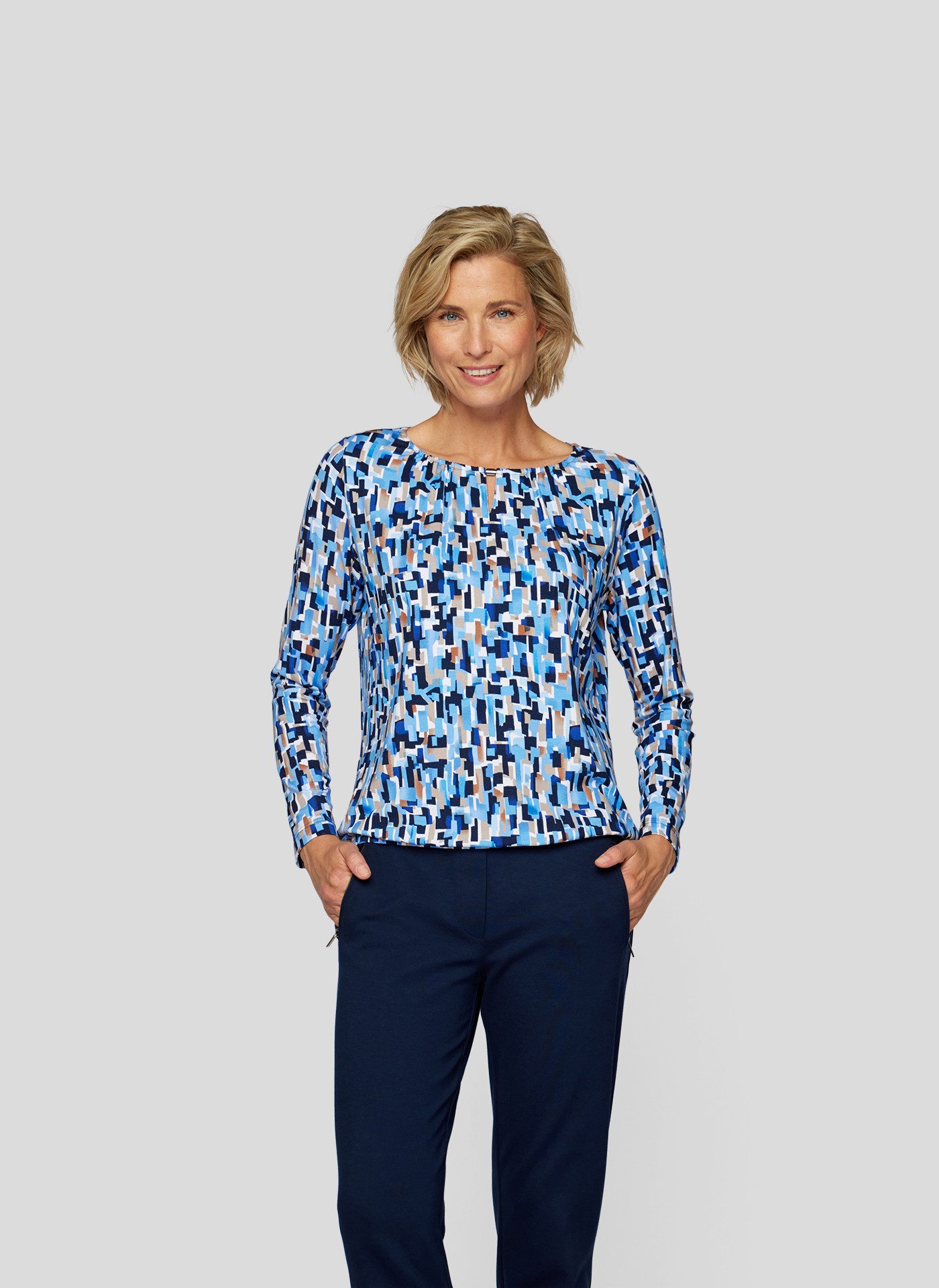 Rabe Shirt met lange mouwen met grafisch patroon