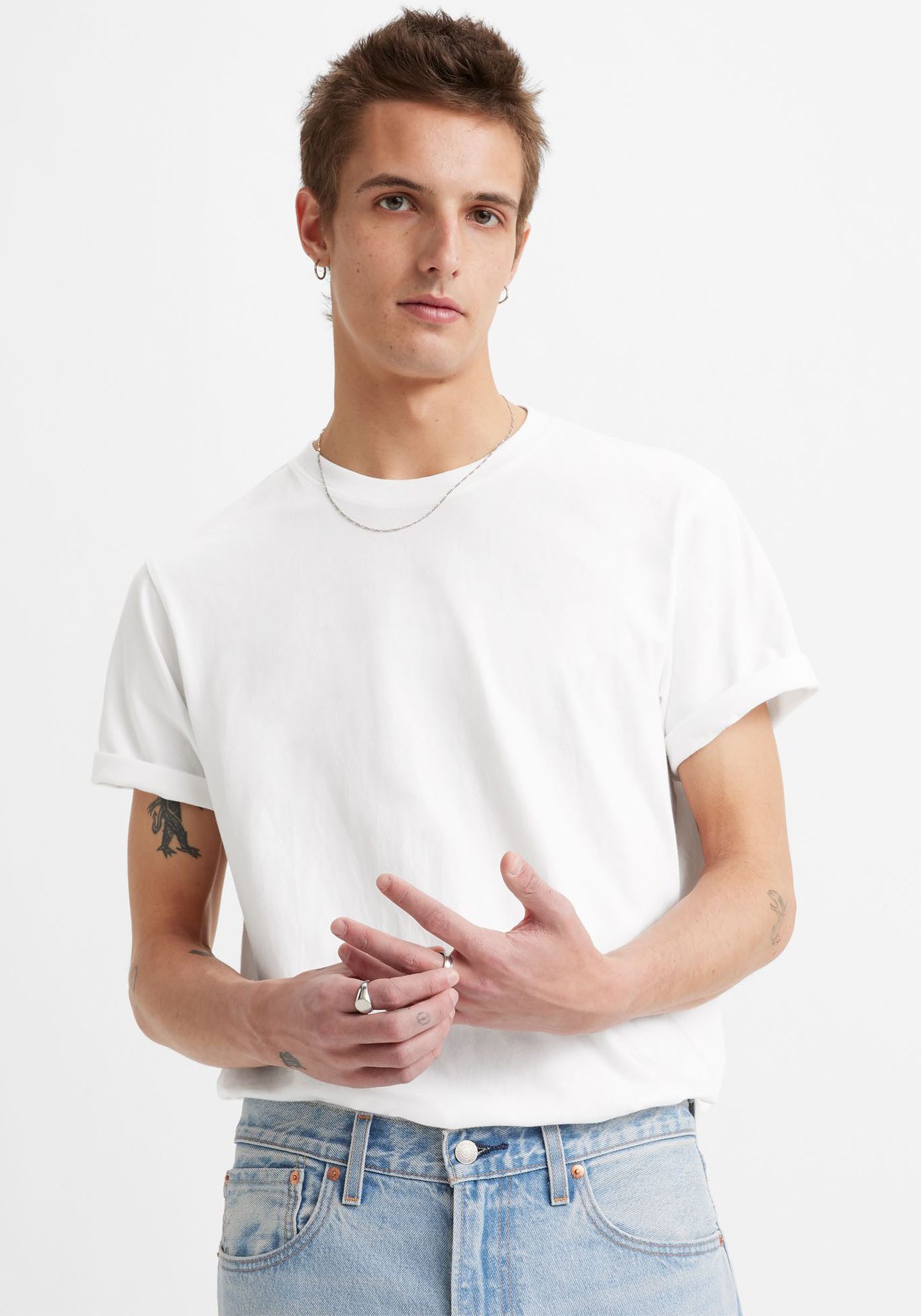 Levi's® T-shirt THE ESSENT met een ronde hals