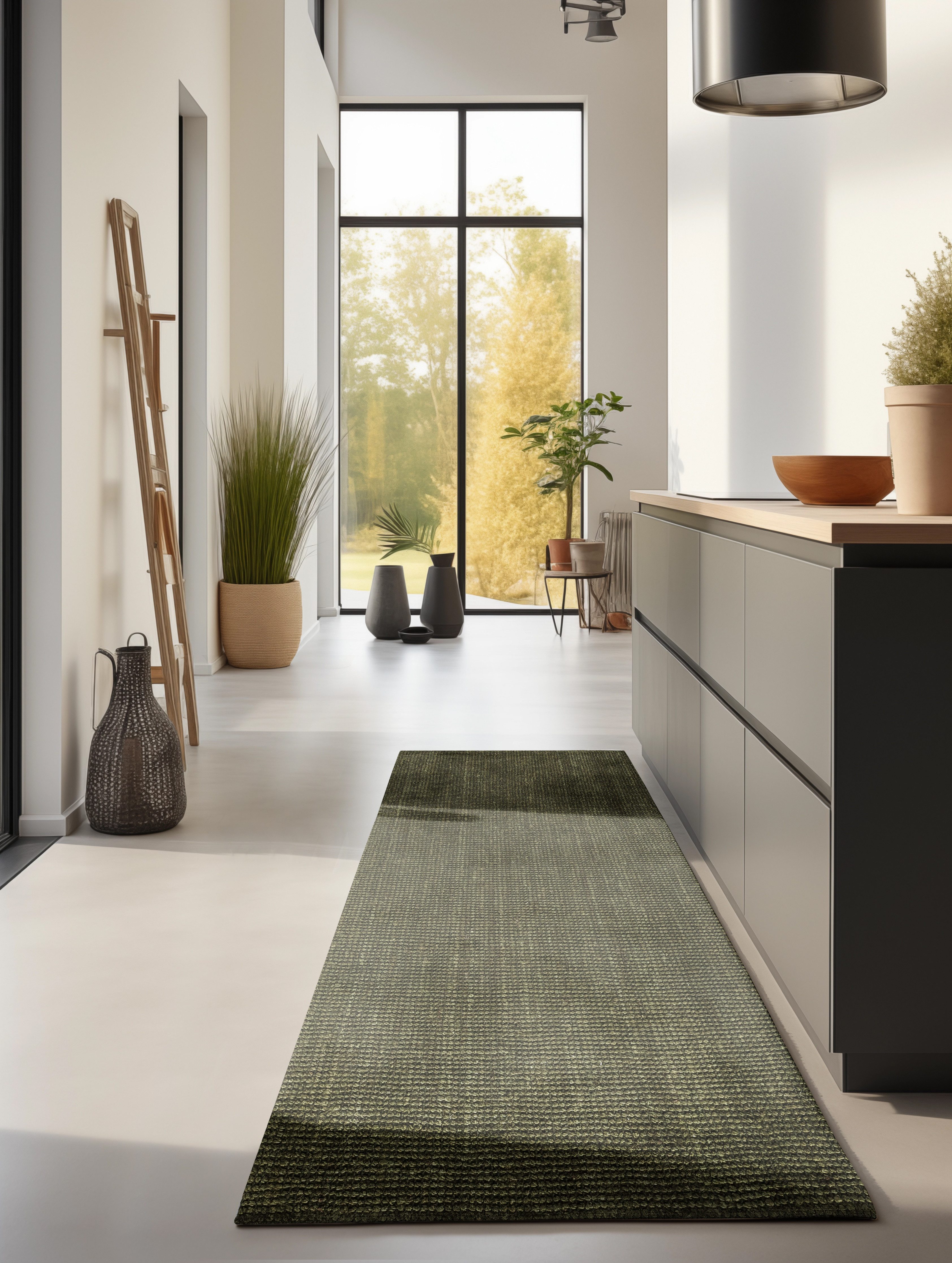 HANSE Home Vloerkleed Jaipur jute tapijt, als loper en rond 100% natuurlijke vezel, woonkamer, eetkamer, slaapkamer, grs