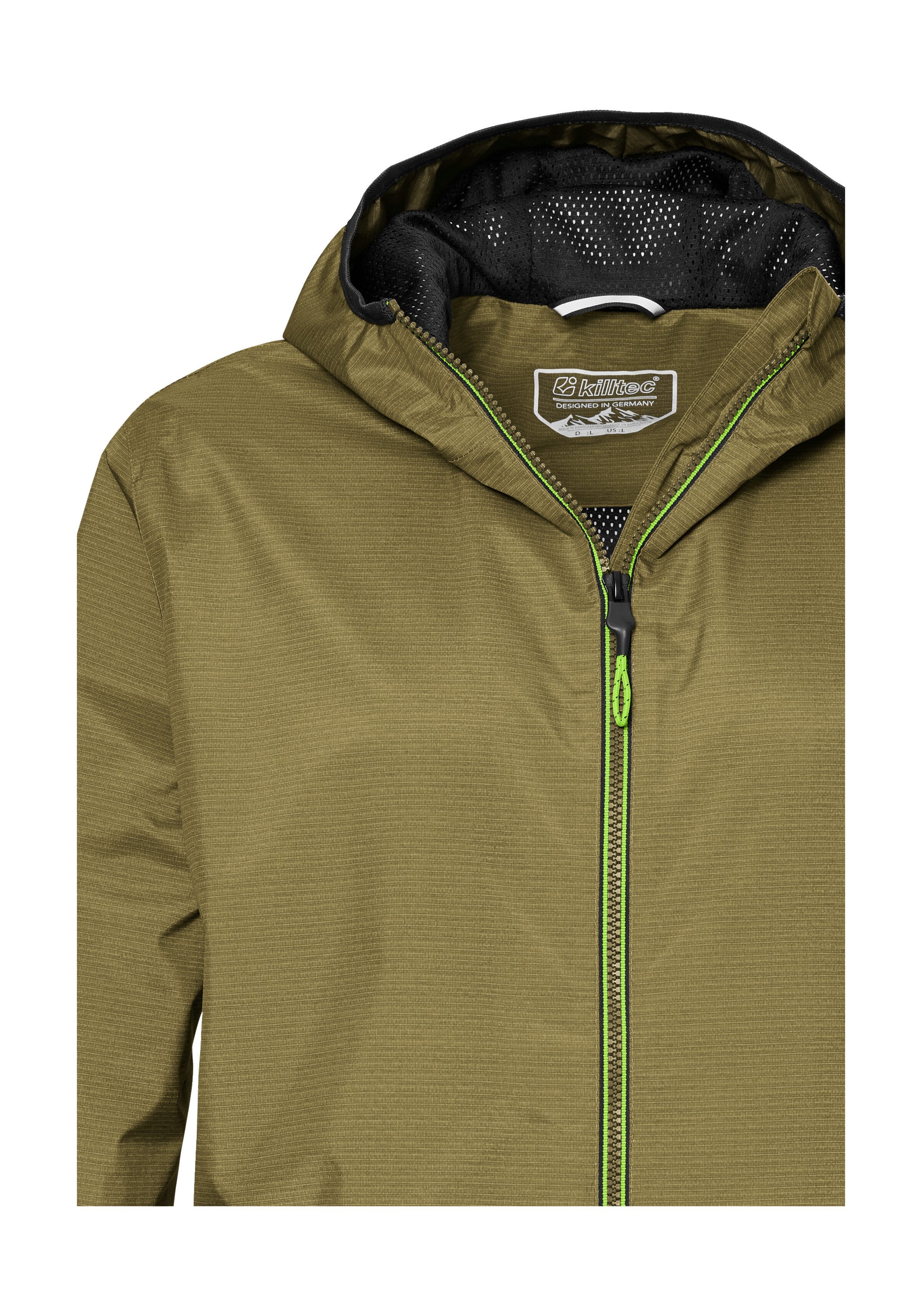 Killtec Outdoorjack KOS 112 MN JCKT Lichte, waterdichte, ademende jas, PFAS-vrij, gerecycled