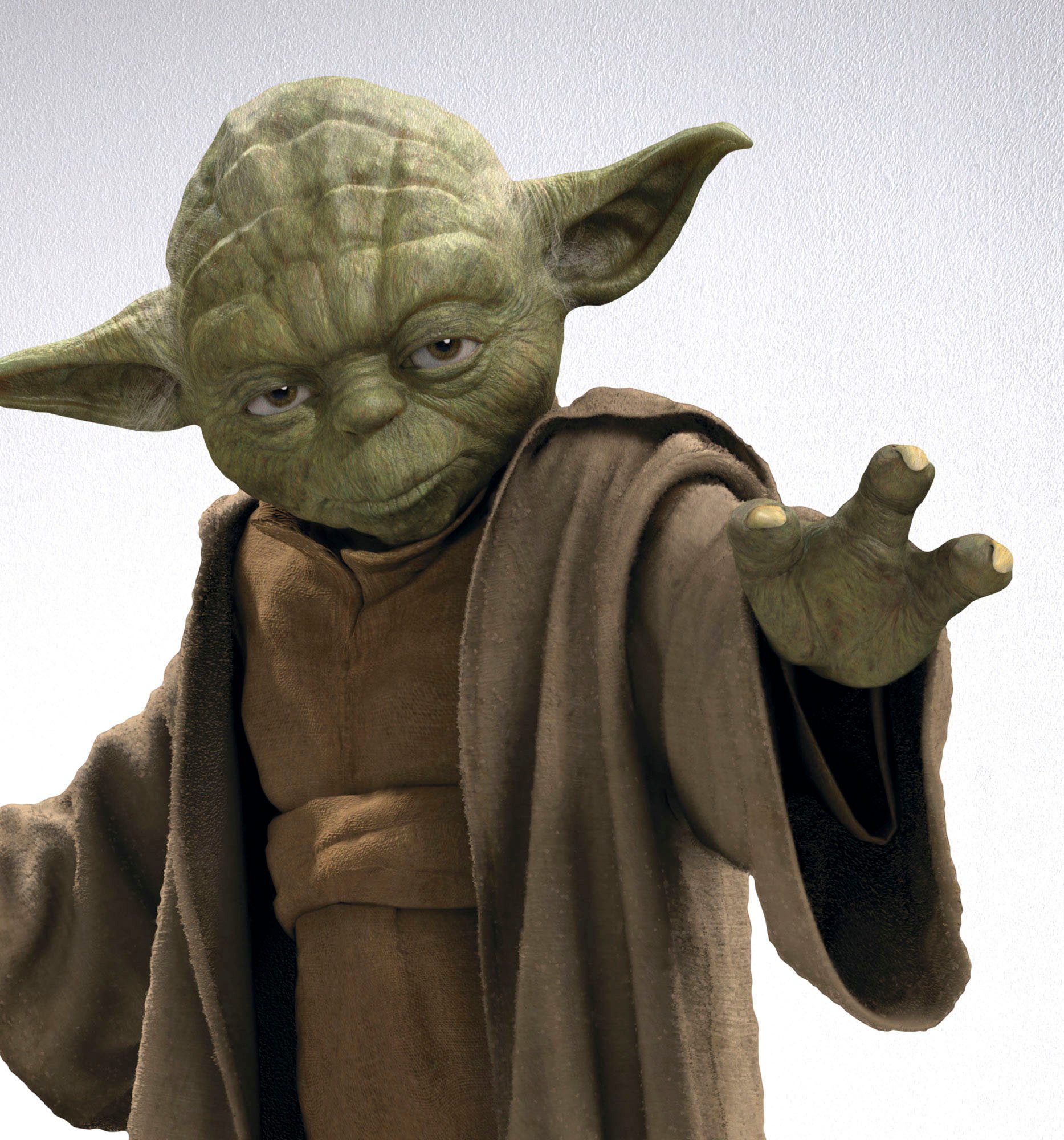 Komar Wandfolie Star Wars Yoda - afm. 100 x 70 cm zelfklevend, wandstickers, kinderkamer (1 stuk)