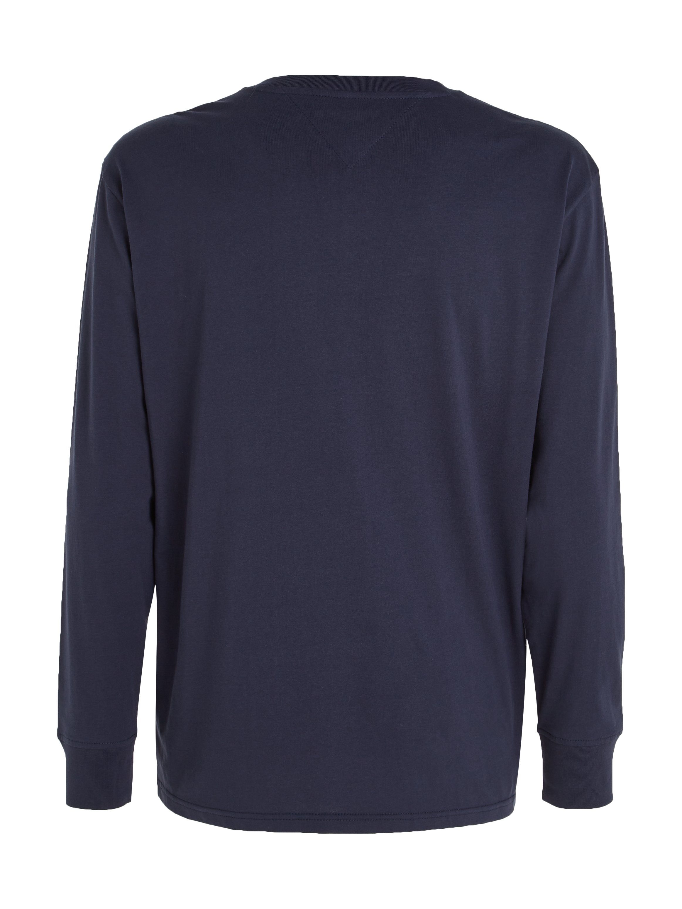 TOMMY JEANS Shirt met lange mouwen TJM CLSC LINEAR CHEST L/S TEE