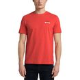 mustang t-shirt alex c print rood