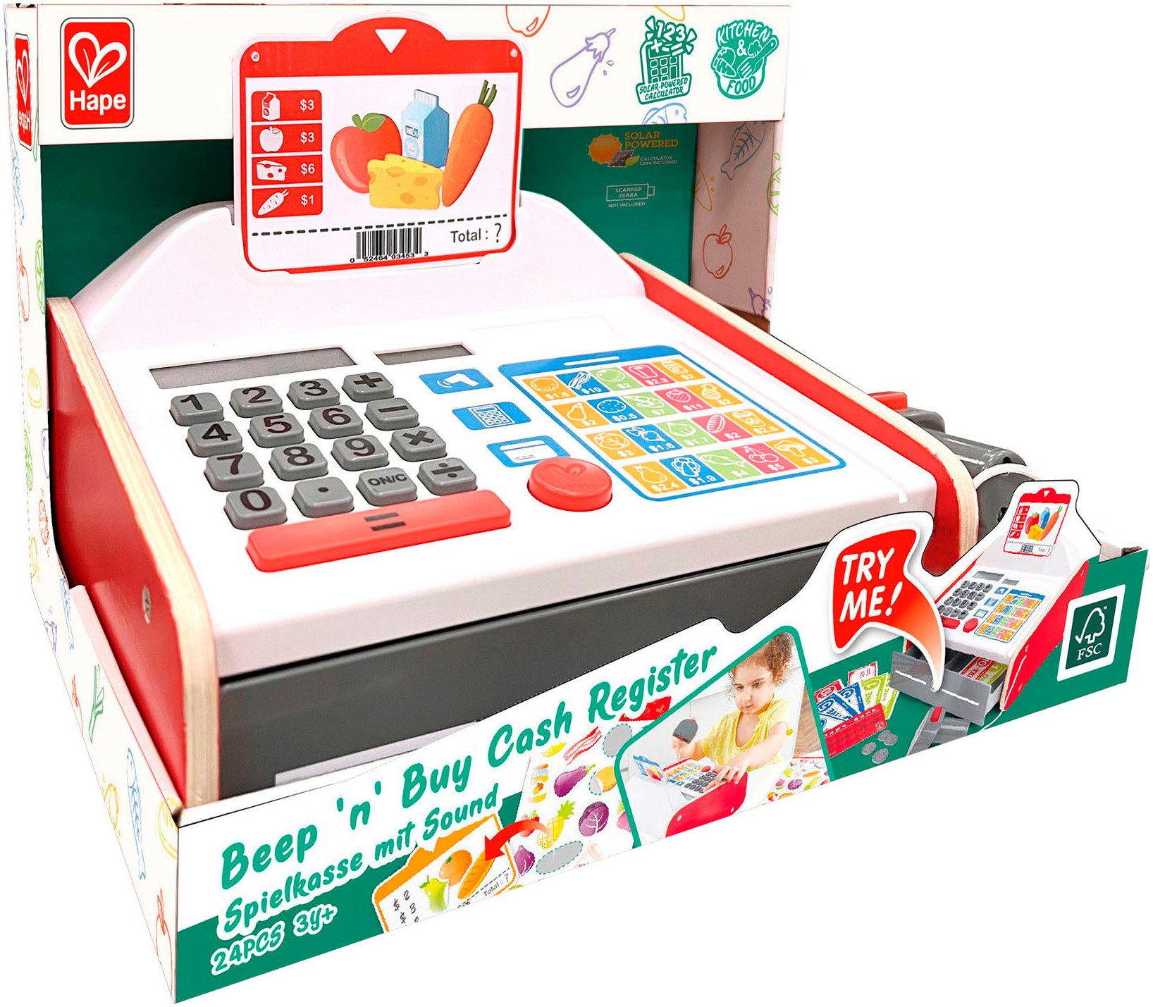 Hape Speelkassa met geluidseffect