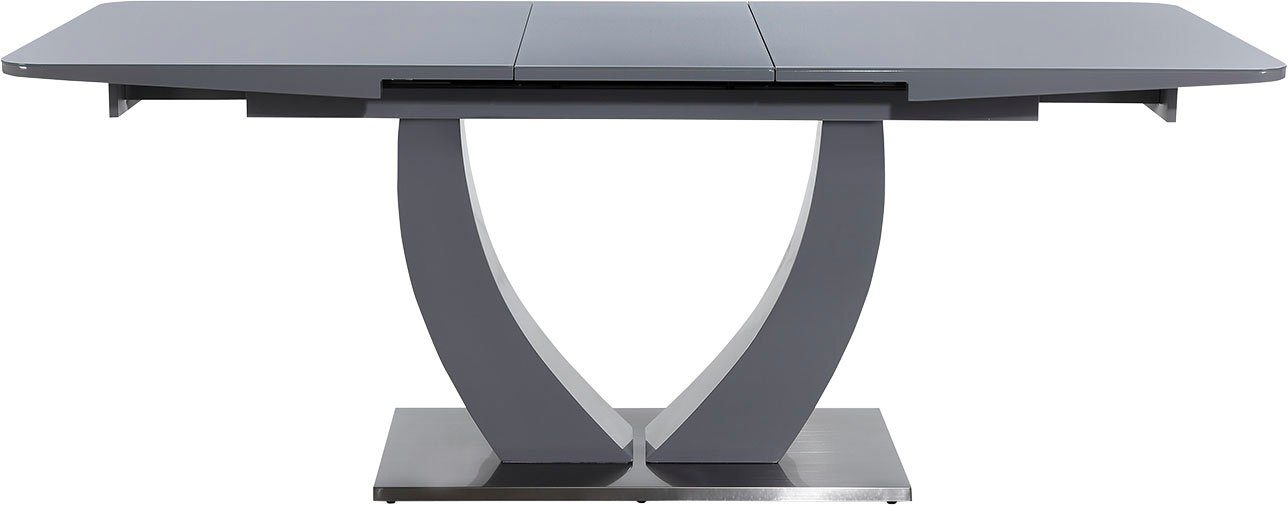 Jockenhöfer Gruppe Eettafel Ulm Hoogglans, met gesynchroniseerde lades, breedte 160-200 cm