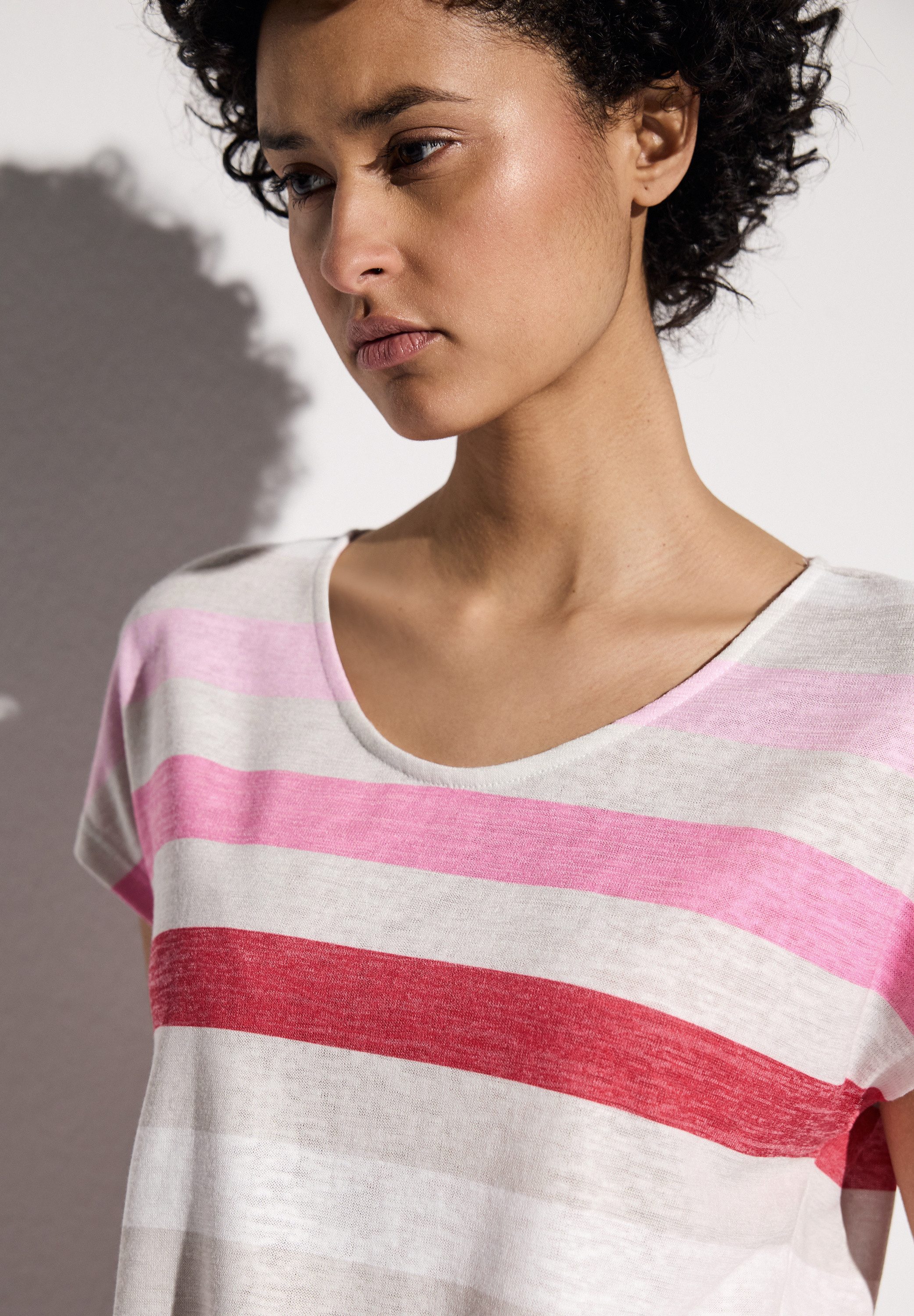 STREET ONE Shirttop met gestreept patroon