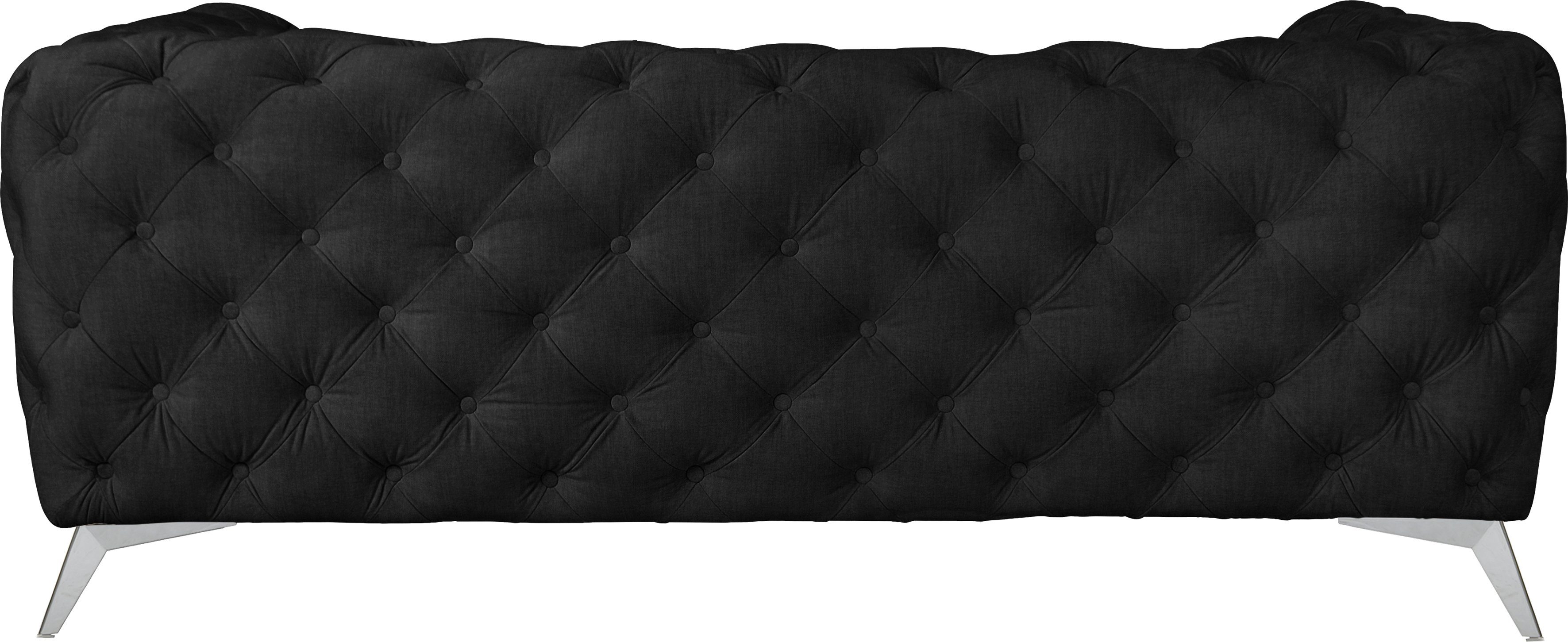Leonique Chesterfield-bank Glynis luxueuze capitonnage, moderne chesterfield look, kleur van de poten ter keuze
