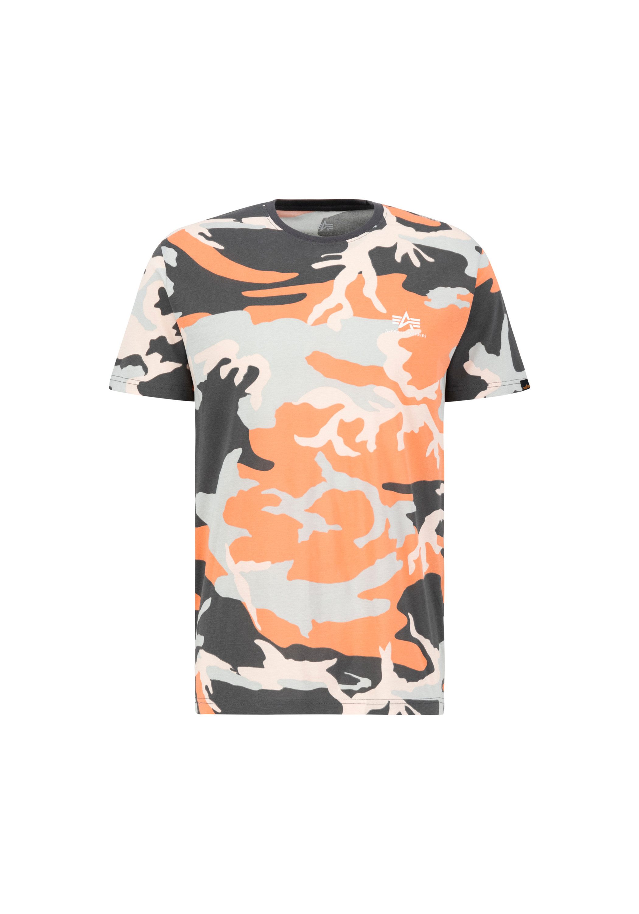 Alpha Industries T-shirt Alpha Industries Men - T-Shirts Backprint T Camo heren t-shirts maat 3 XL multicolor