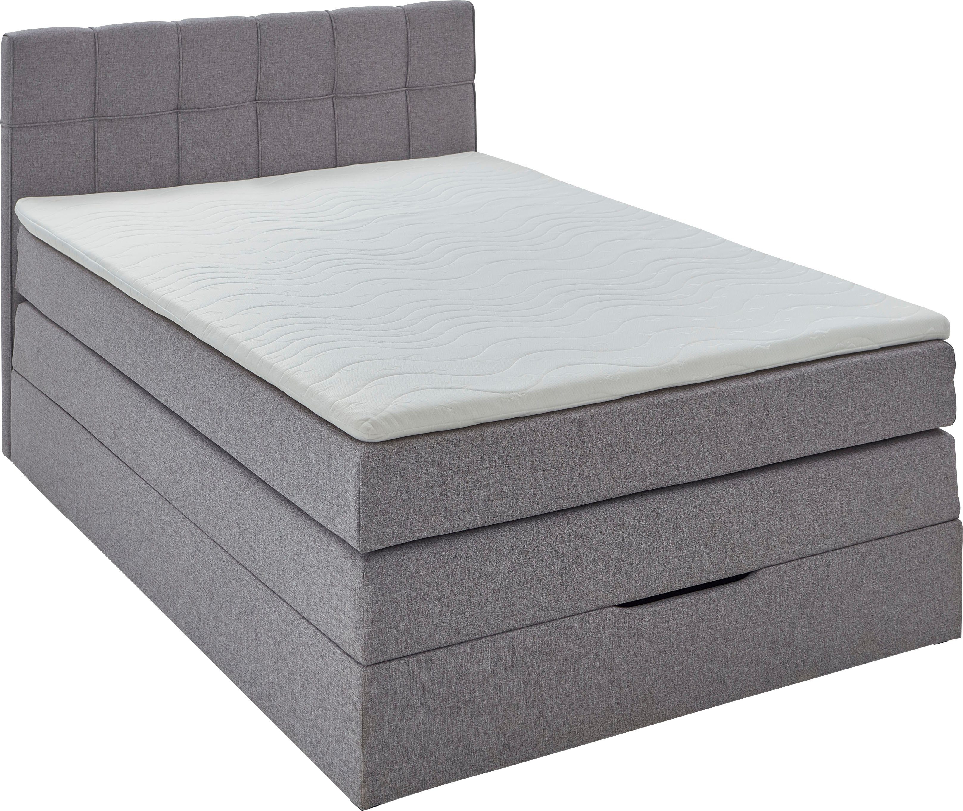 INOSIGN Boxspring Fornoli incl. topmatras en bedkist, h3 in twee matrassoorten