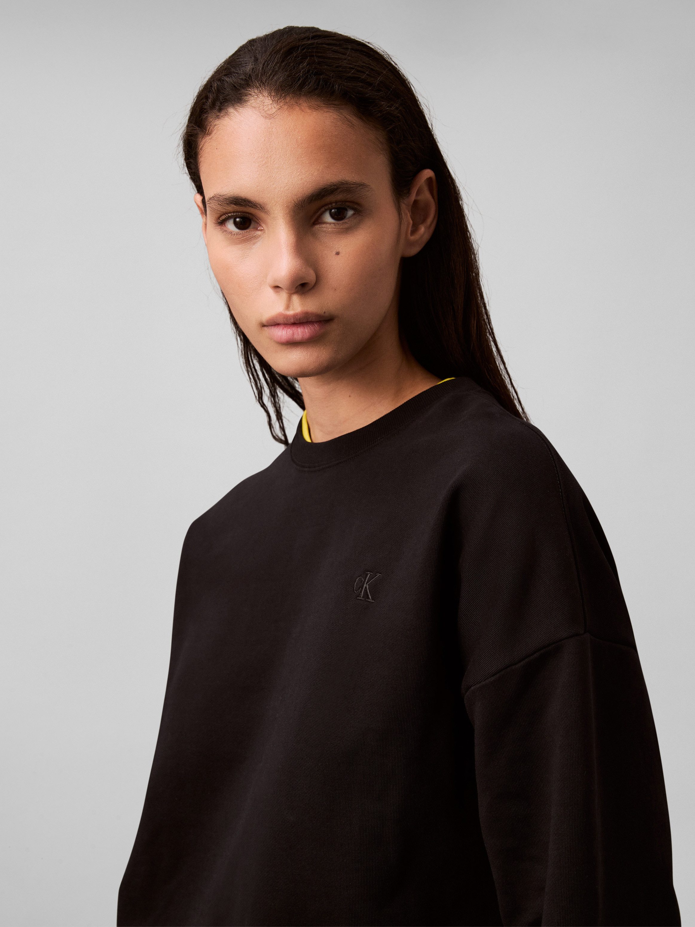 Calvin Klein Sweatshirt LS ARCHIVE LOGO FRENCH TERRY RLX