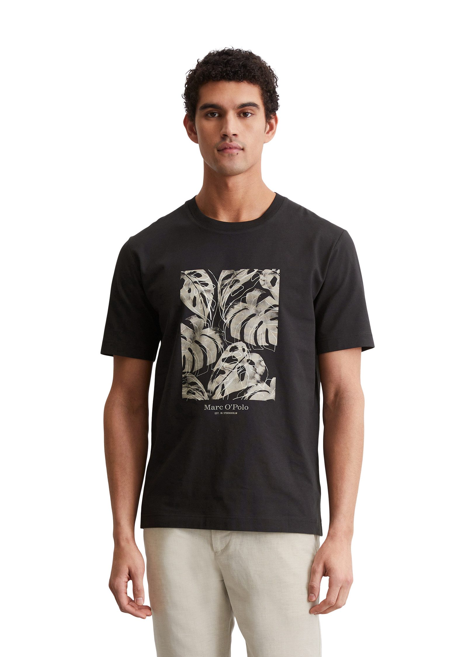Marc O'Polo T-shirt heren t-shirts maat XL zwart