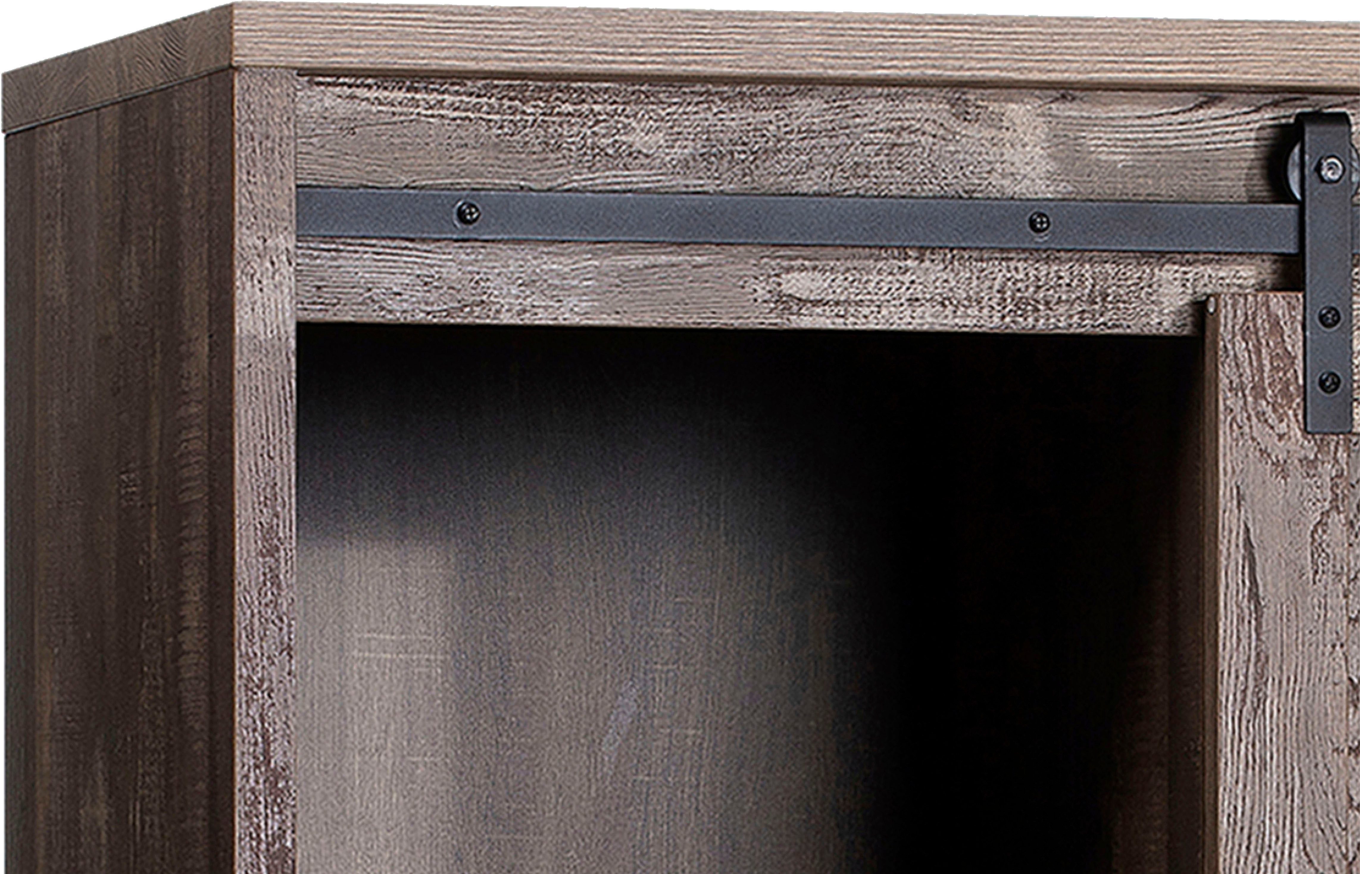 OMG Design Multifunctionele kast Stanley woonkamer kast met schuifdeur, hoogte 170 cm