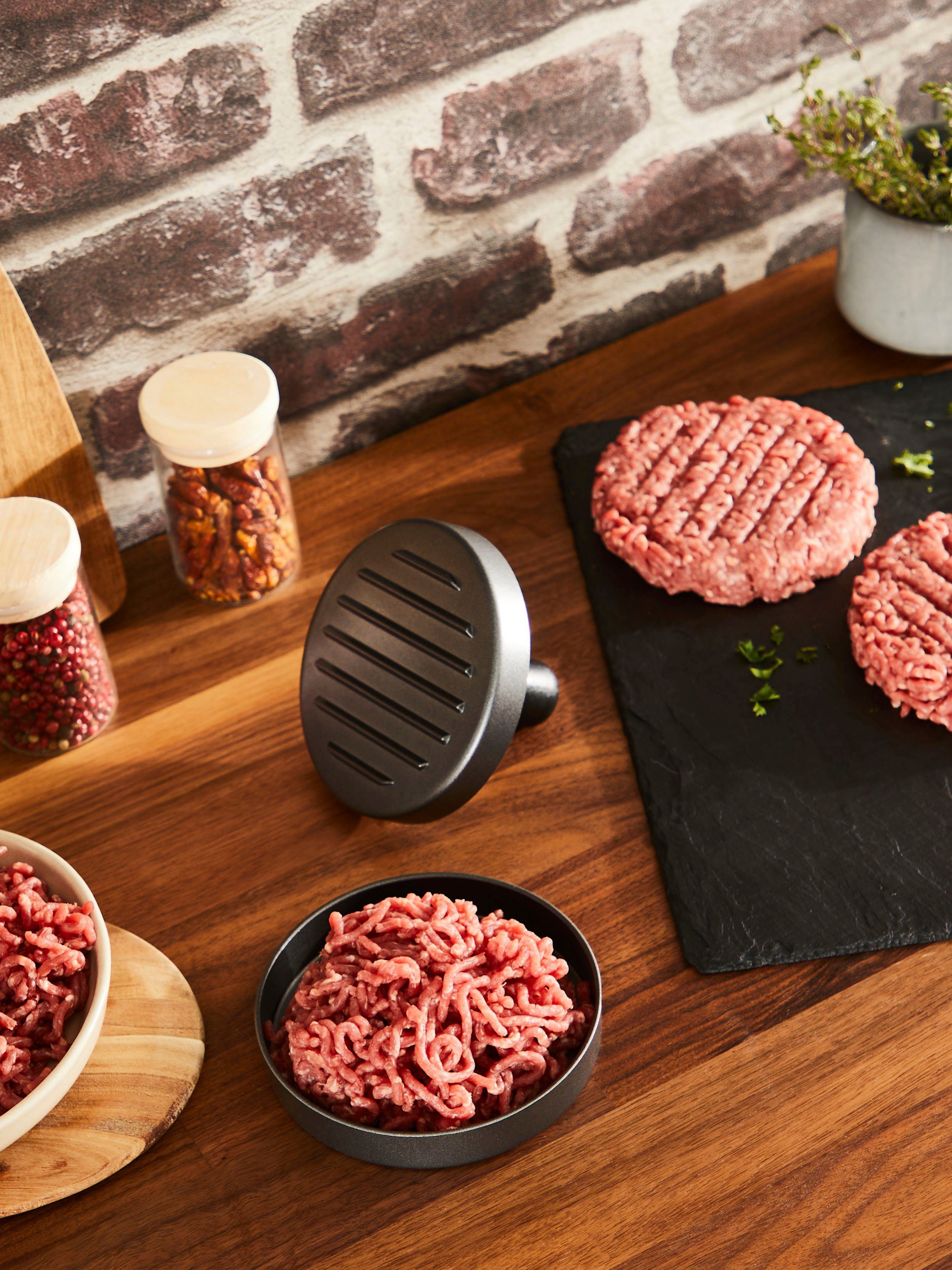 Tefal Burgerpers K18511 (hamburgerpers) voor perfecte vlees-, vis- & veggieburger