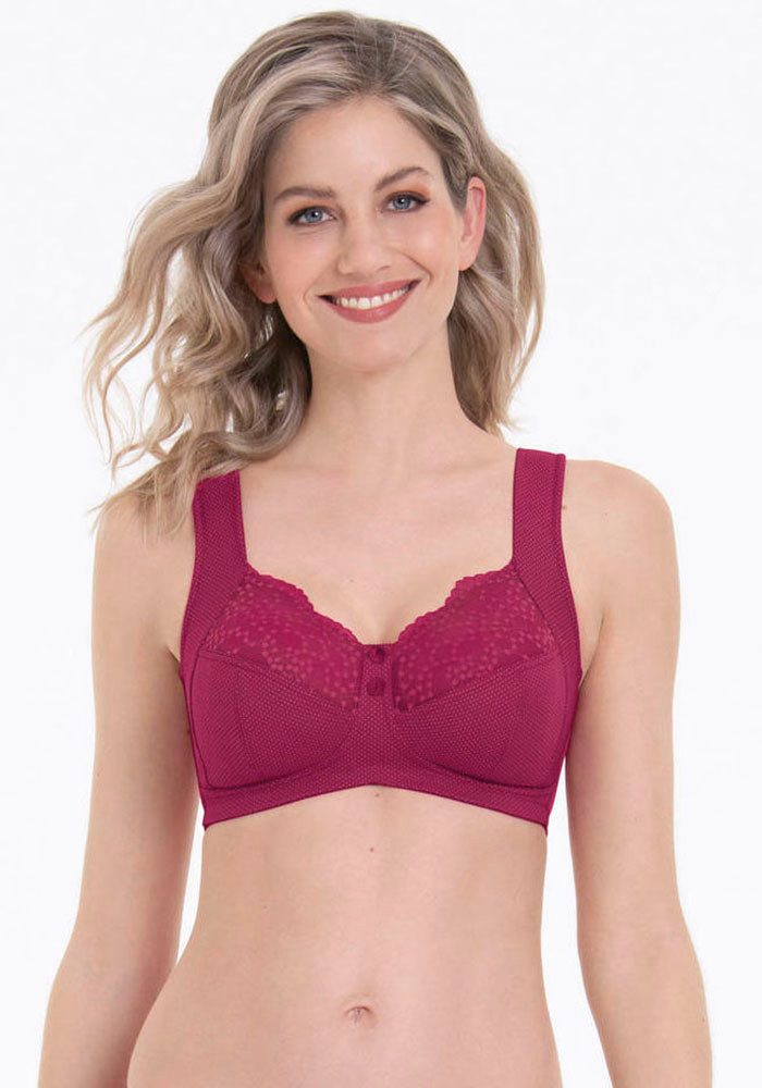Anita Comfort Steun-bh dames voorgevormde bh's maat 80 F rood