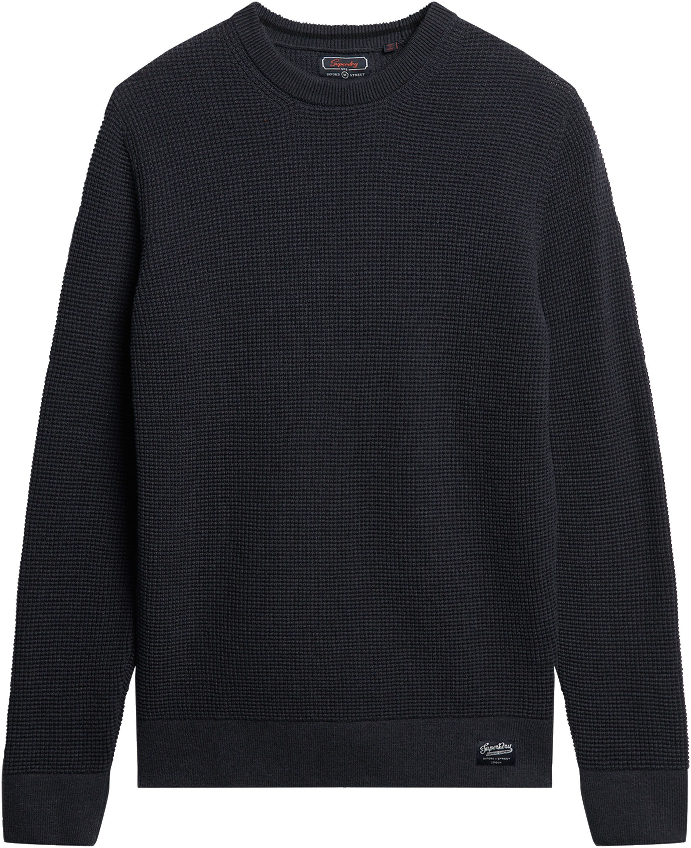 Superdry Gebreide trui TEXTURED CREW KNIT JUMPER