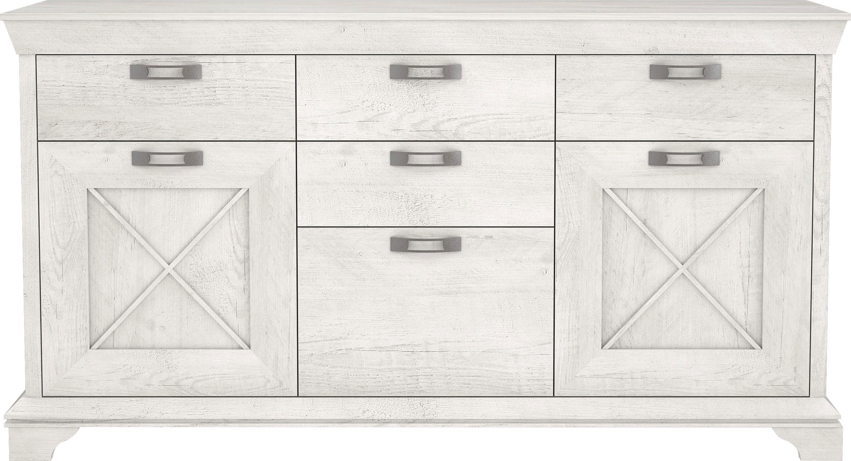 FORTE Dressoir Kashmir Breedte 177 cm dressoirs beige