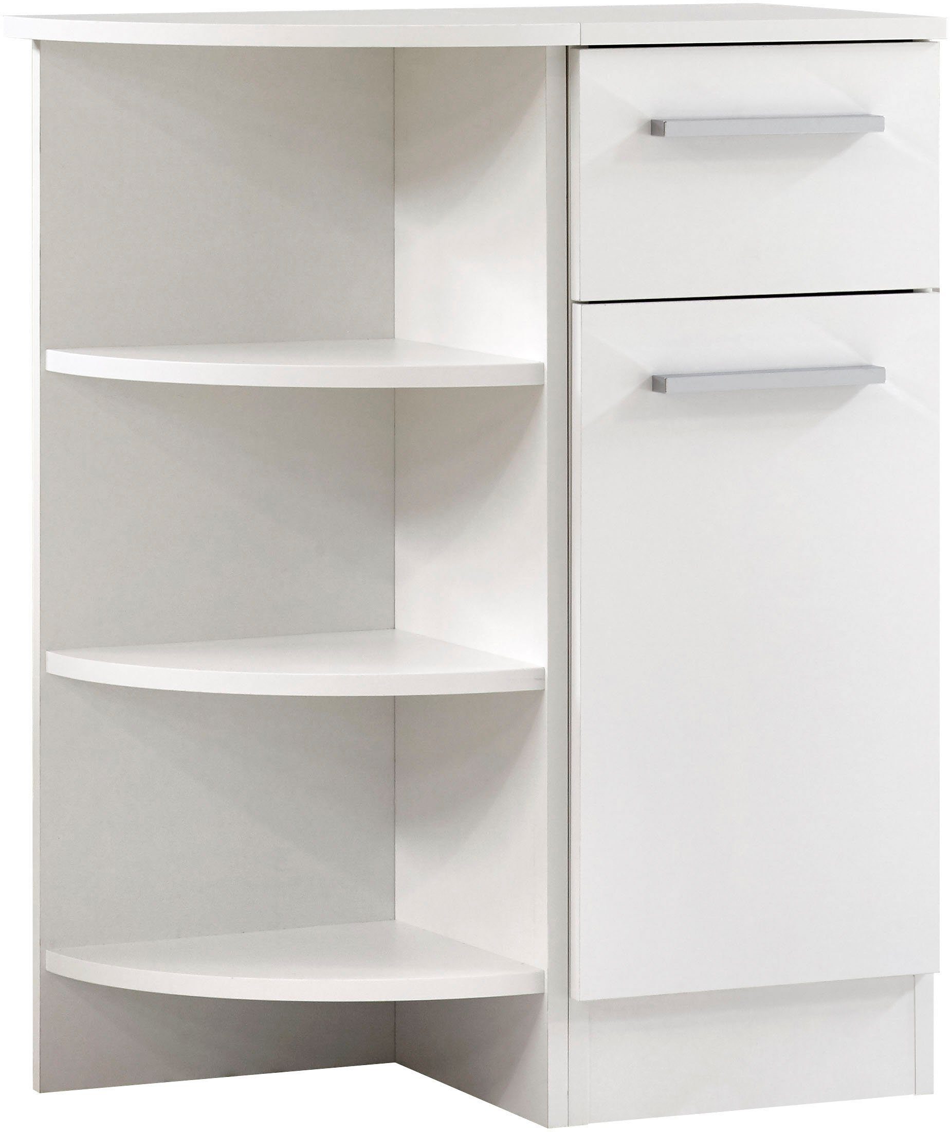 Saphir Badkamerserie Quickset 335 8-delig, wastafelonderkast met led-spiegelkast Hoge kasten, onderkasten, hangende kasten, inclusief deurdemper, 17 deuren (10-delig)