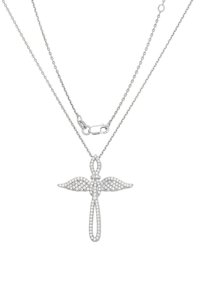 Firetti Ketting met hanger Sieraad cadeau zilver 925 halssieraad halsketting ankerkette kruis