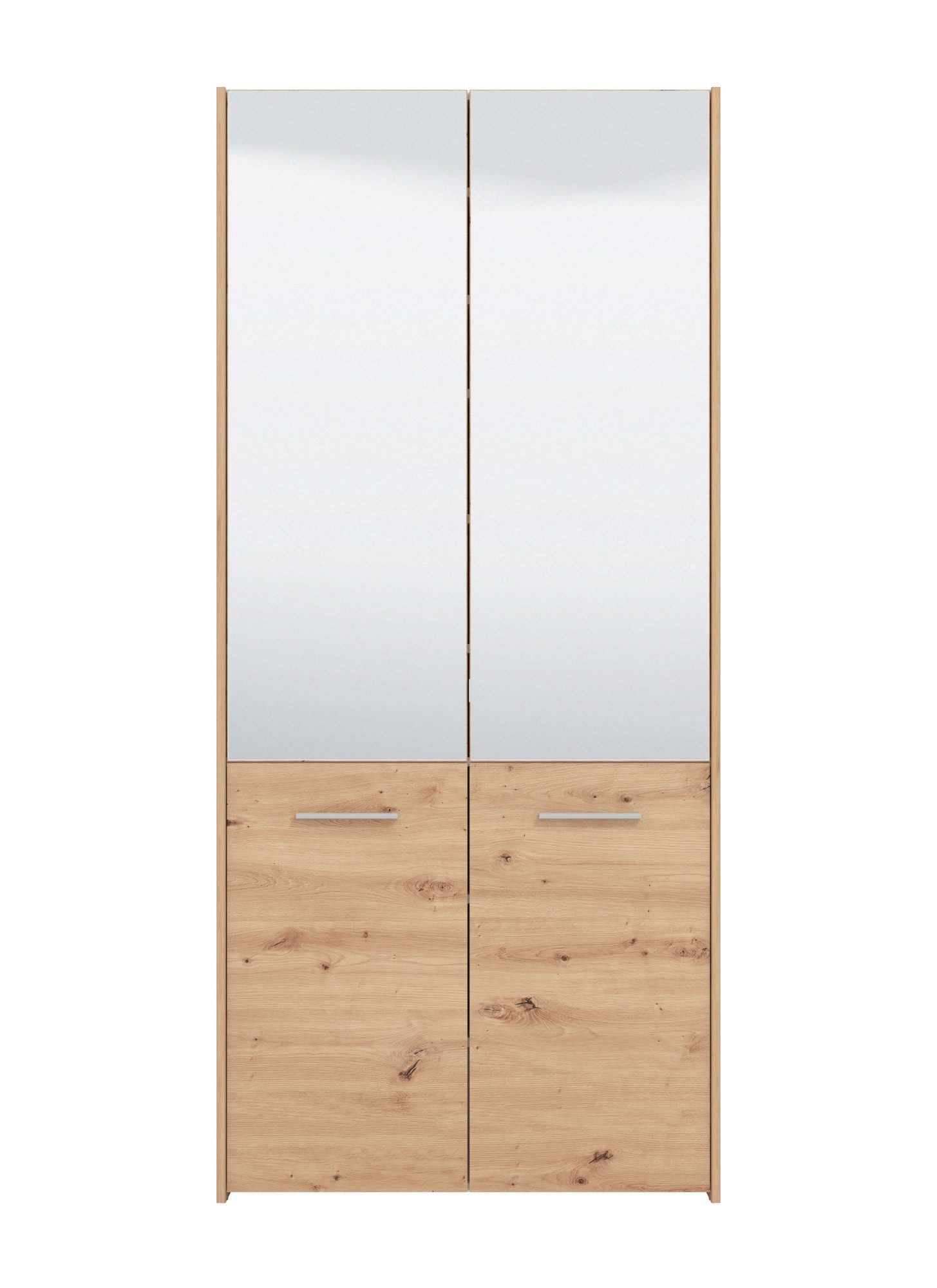 INOSIGN Schoenenkast Menorca schoenenkast, opslagkast, schoenenrek, breedte 90 cm met vier deuren, in moderne en elegante kleuren, met twee spiegels