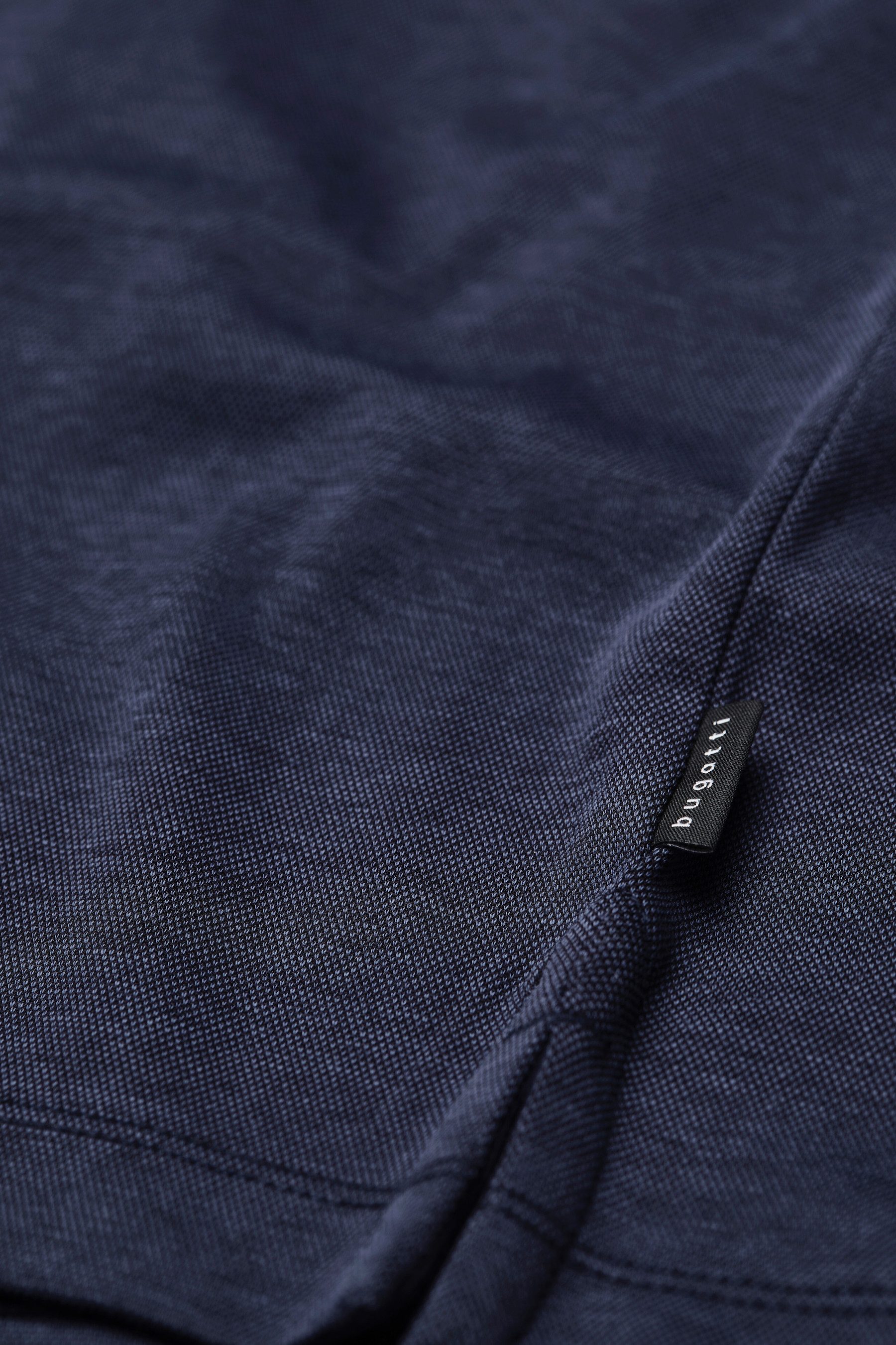 Bugatti Poloshirt met contraststrepen