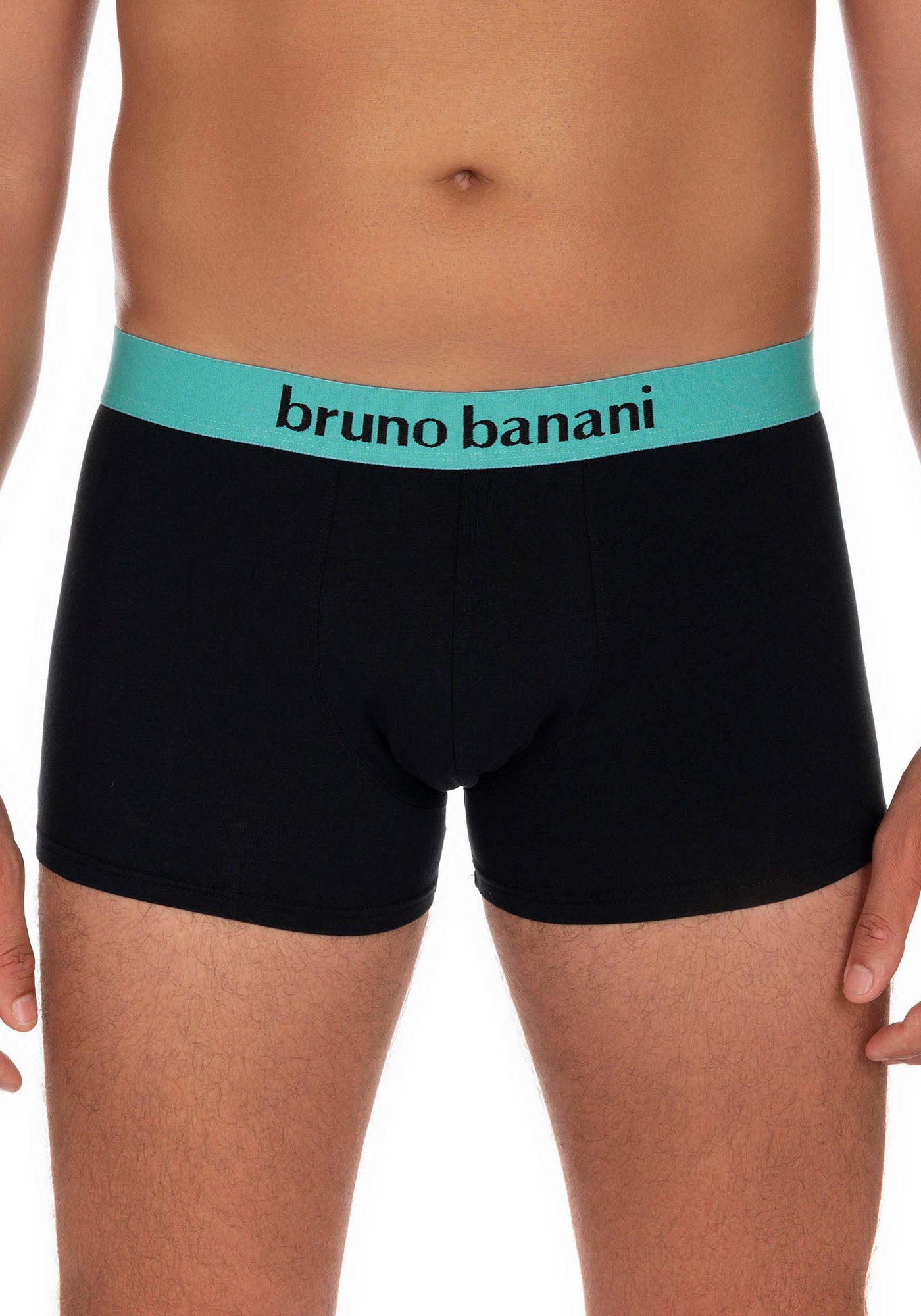 Bruno Banani Boxershort met contrasterend logo-tailleband (2 stuks, Set van 2)