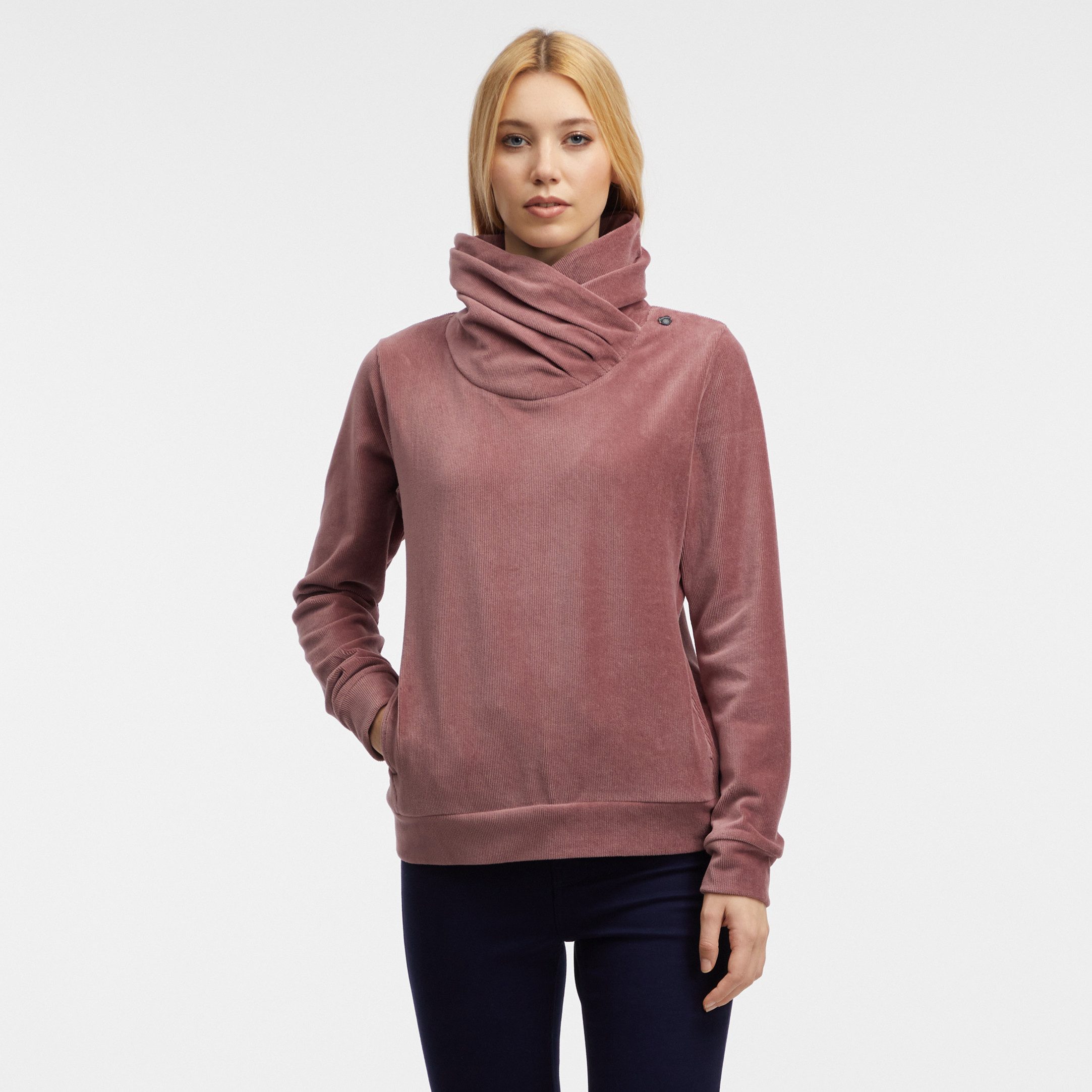 Ragwear Sweatshirt ANABELKA CORDUROY in geribbelde cordlook