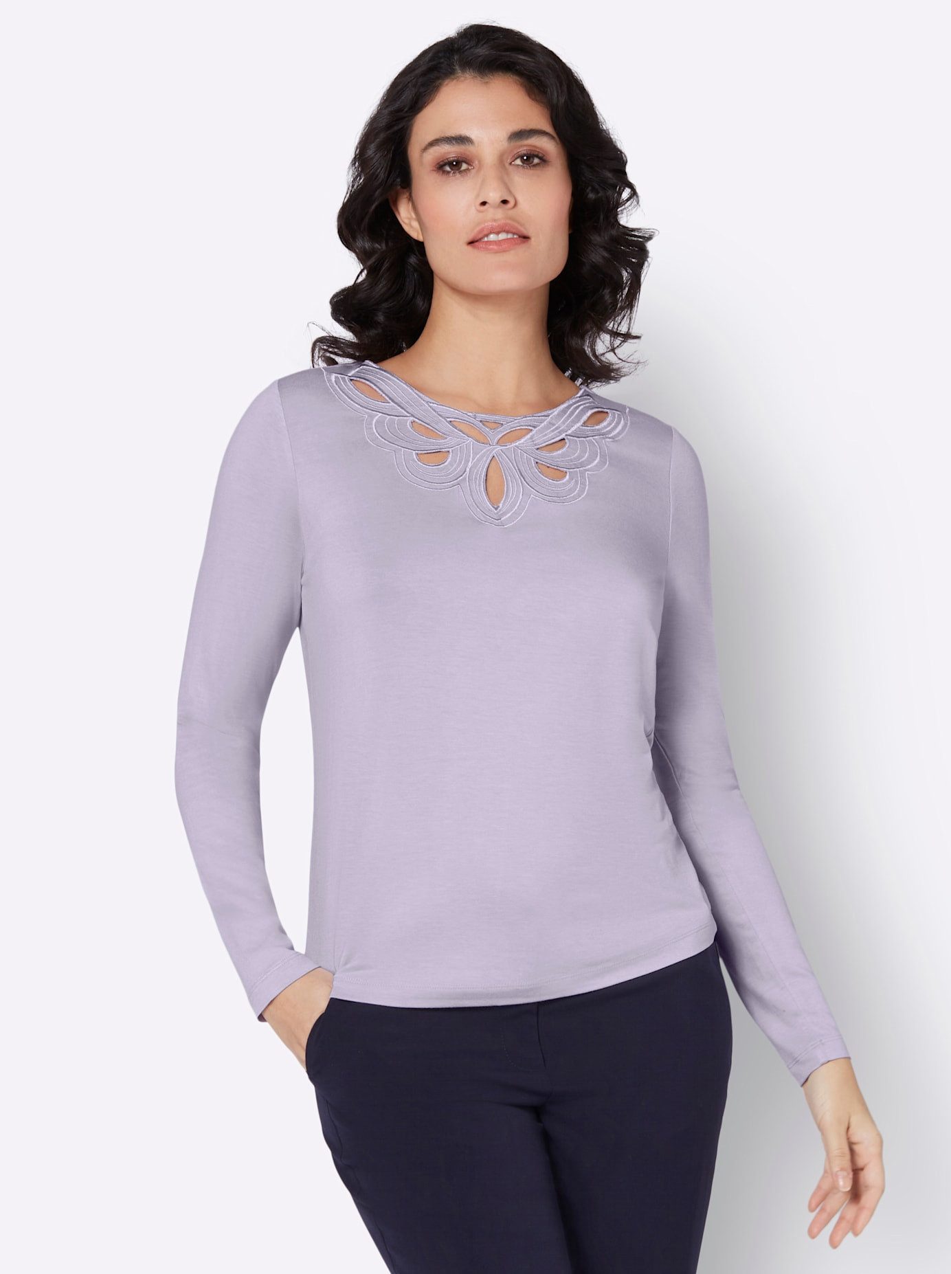 Creation L Shirt met lange mouwen Shirt (1-delig)