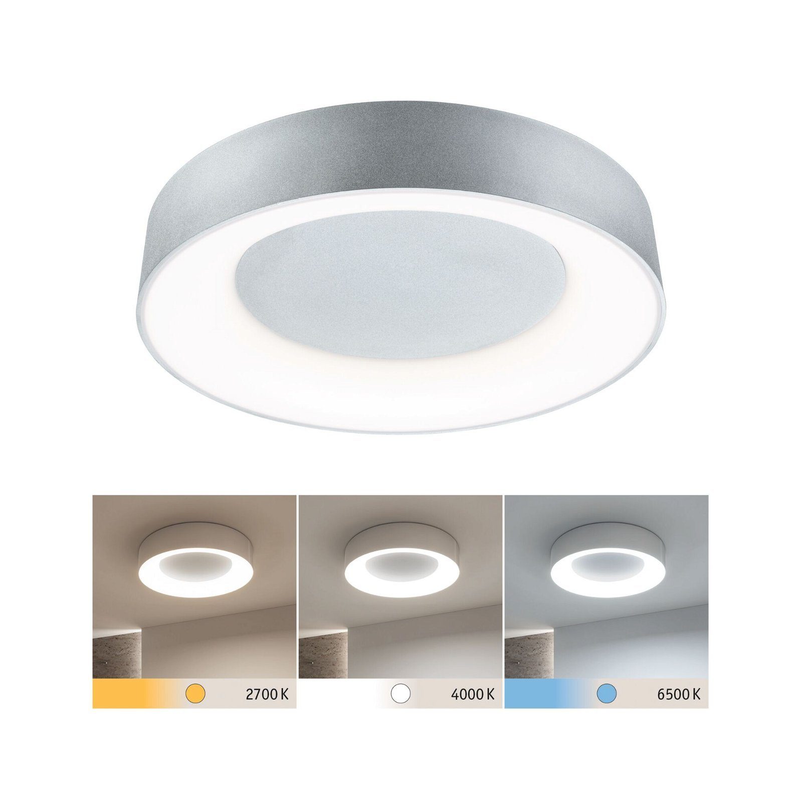 Paulmann Led-plafondlamp Selection Bathroom Casca IP44 1x23W 400mm, 230V Metaal/Kunststof (1 stuk)