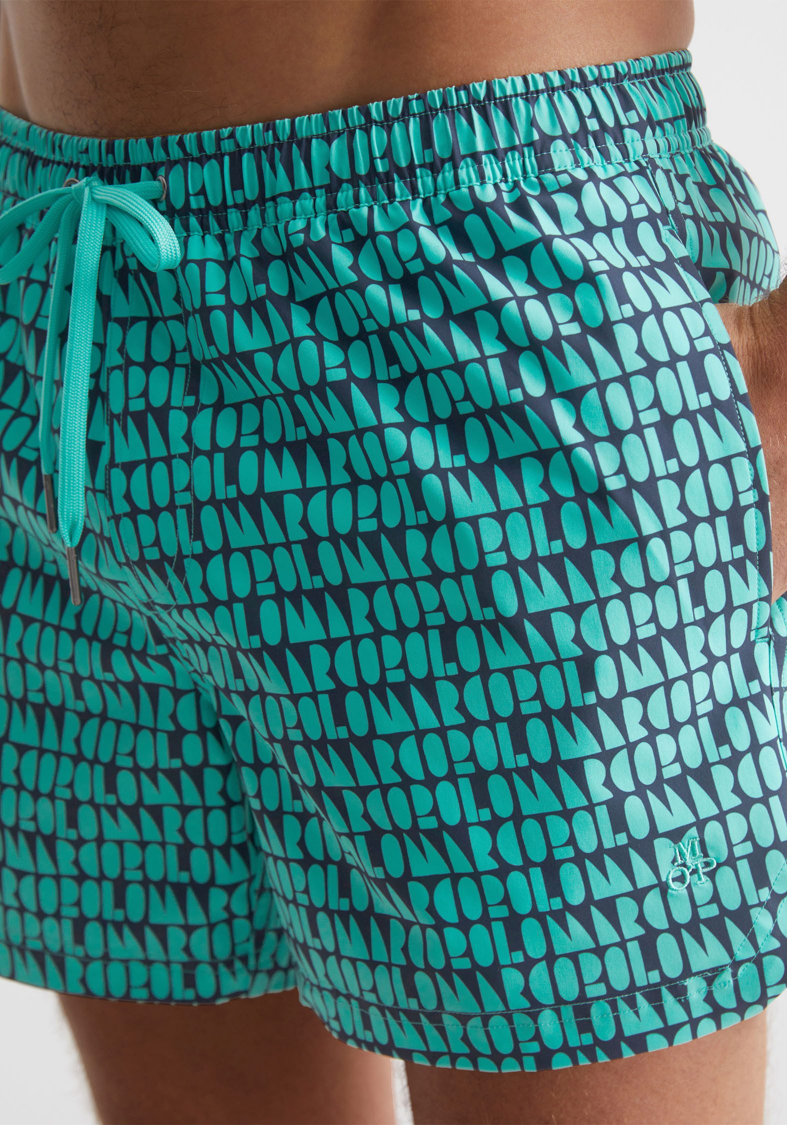 Marc O'Polo Zwemshort Mini Geo Print met trendy all-over print