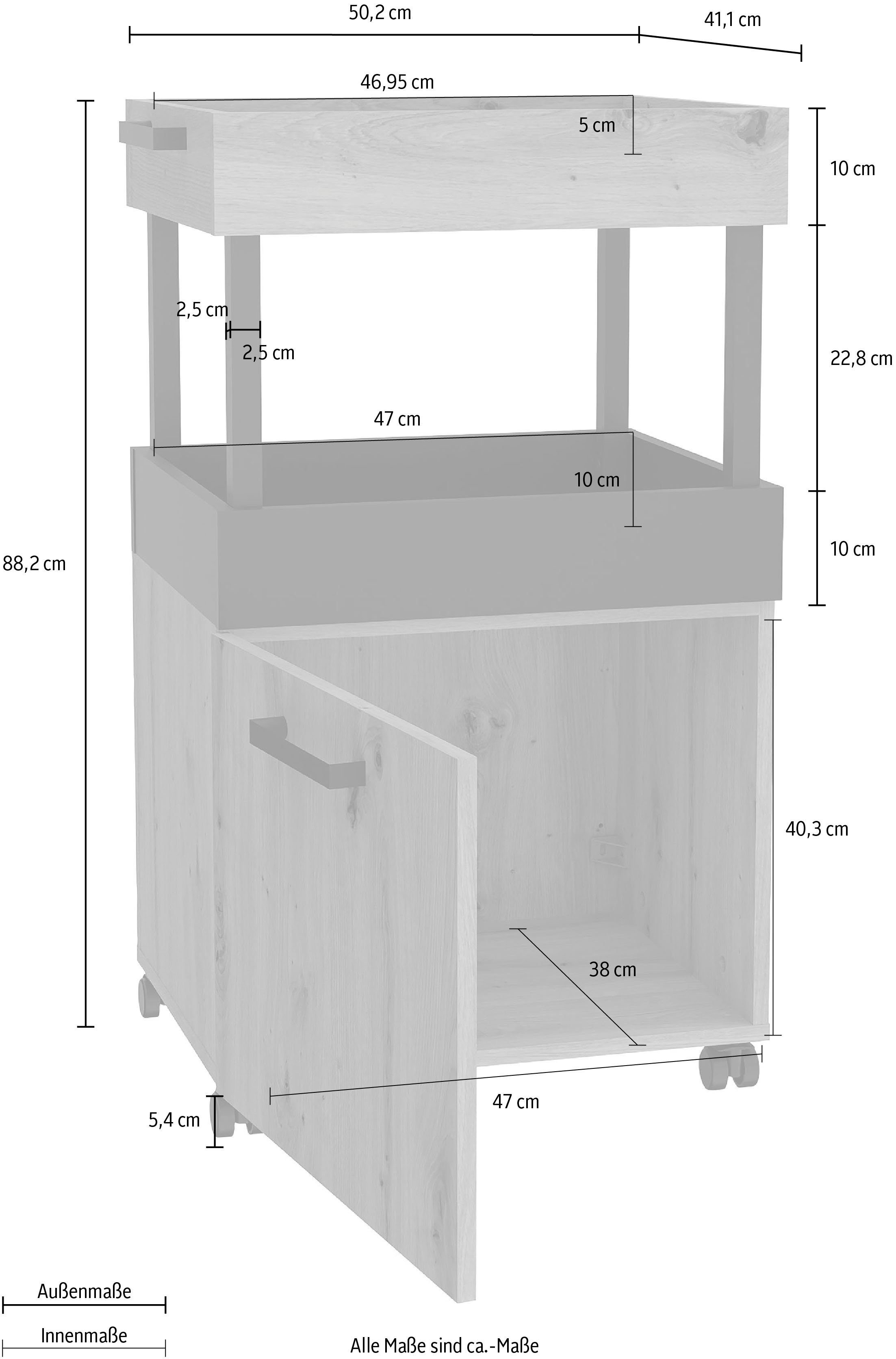 FORTE Barmeubel Homebar Hoogte ca. 88 cm