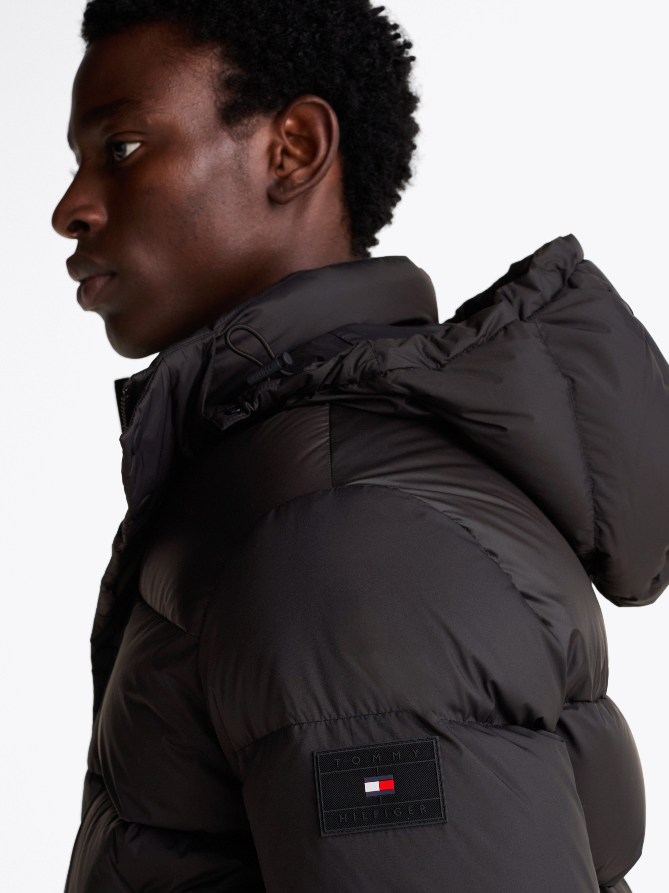 Tommy Hilfiger Gewatteerde jas MIX DOWN HOODED PUFFER JACKET