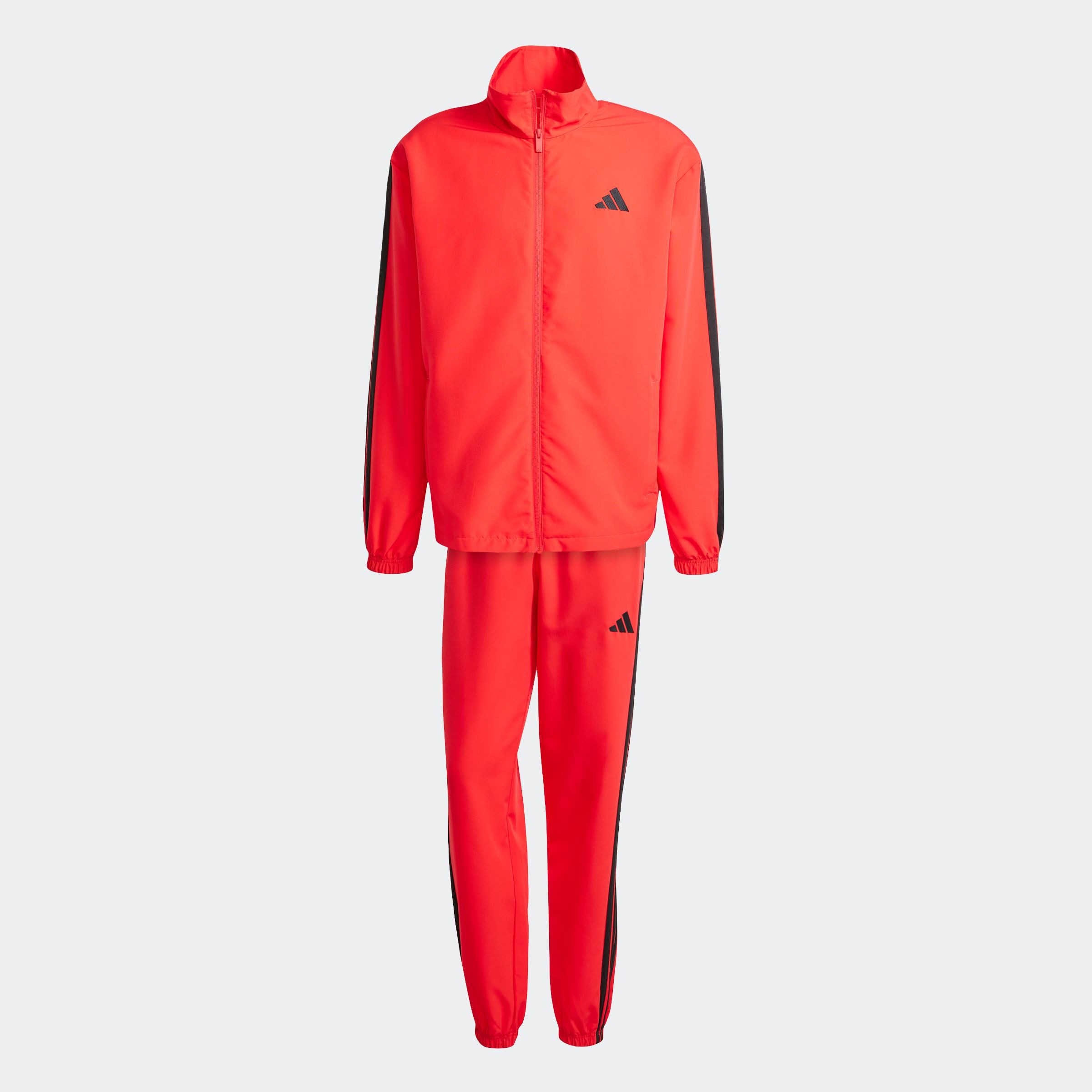 adidas Sportswear Trainingspak M 3S WV TT TS drie-strepen geweven trainingspak (2-delig)