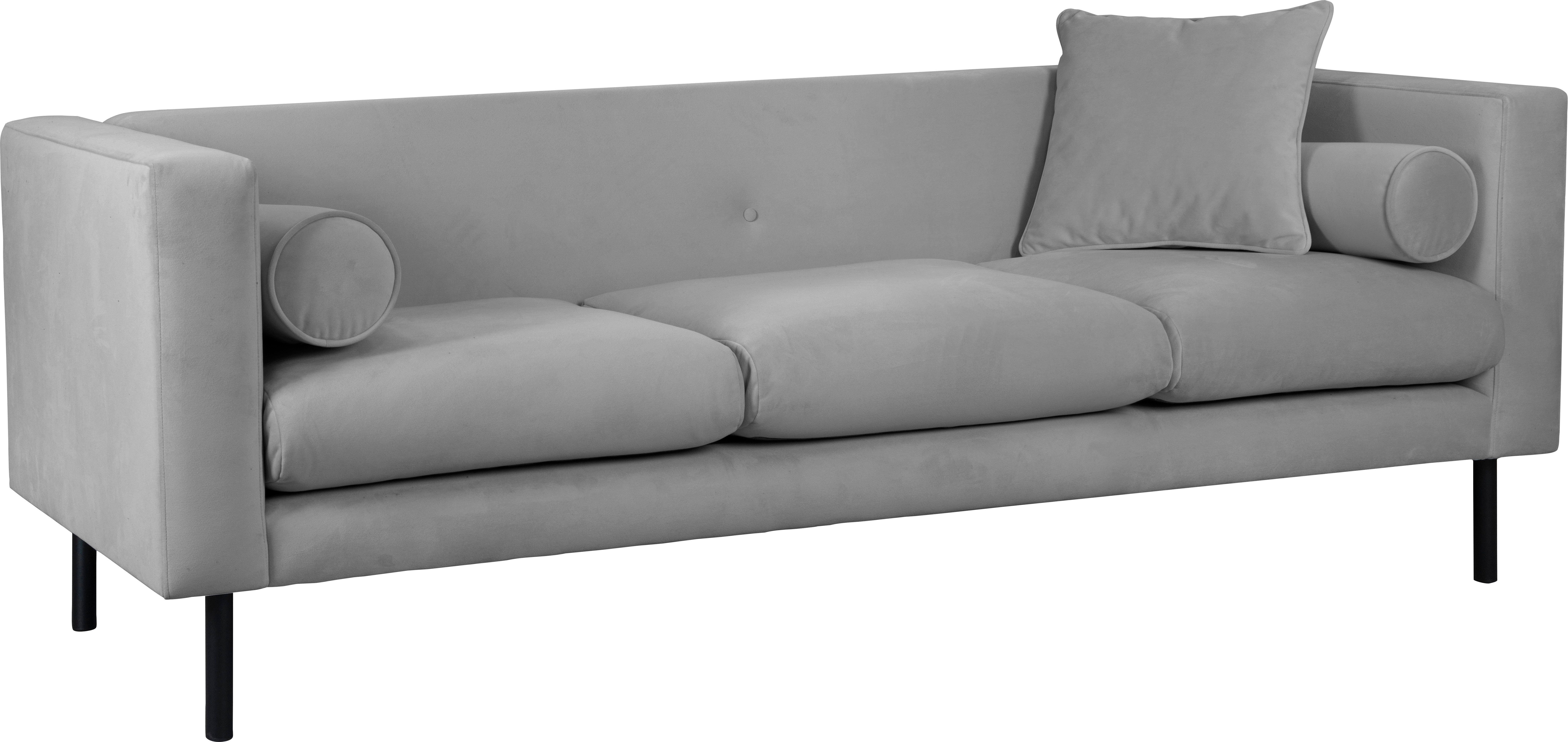 Guido Maria Kretschmer Home&Living 3-zitsbank Lillibeth designbank met golfondersteuning, afmetingen B/D/H: 218/74/83 cm Sierkussen als tweezijdig te gebruiken kussen, bekleding fluwelige look of cord