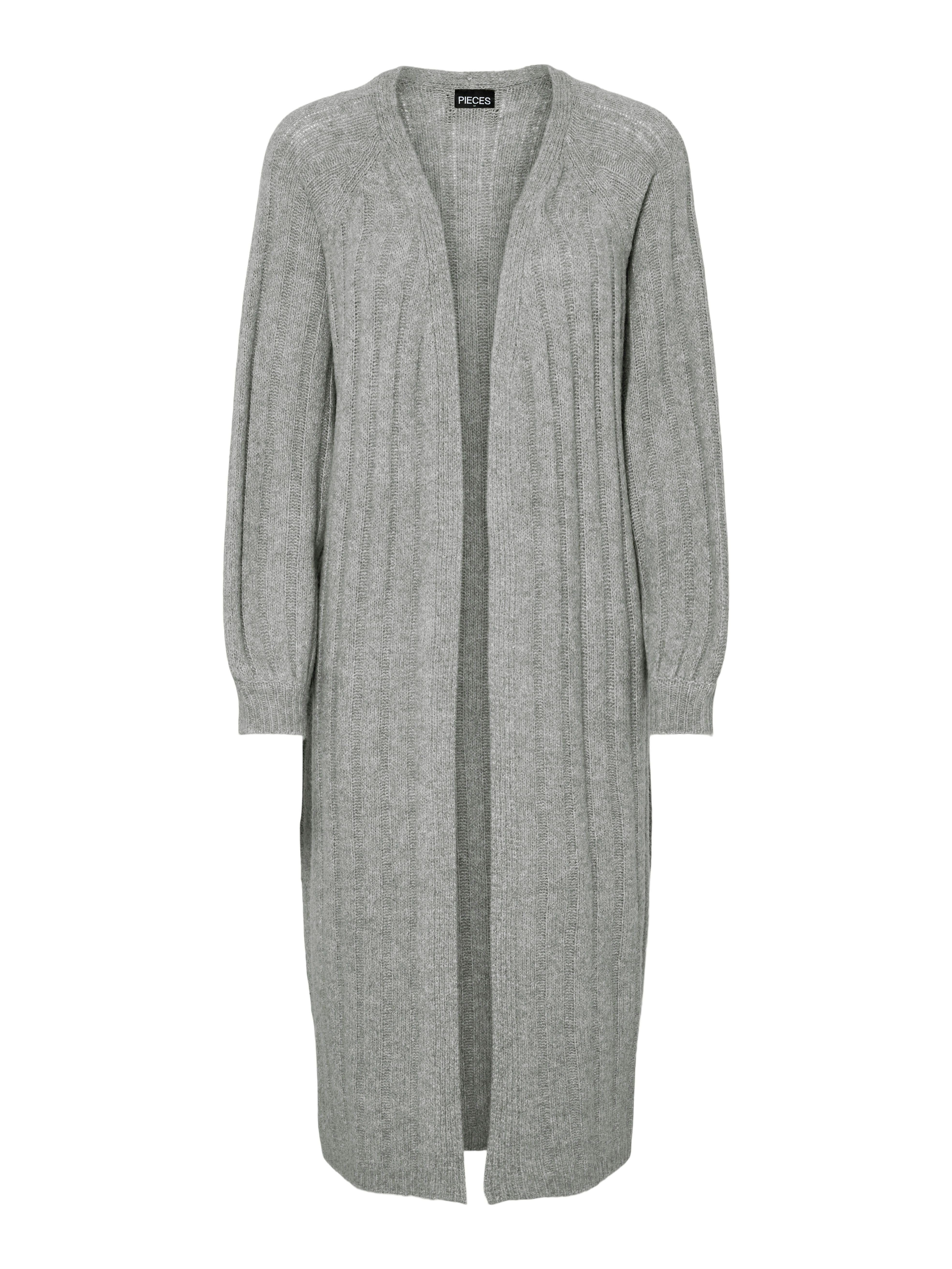 pieces Vest PCMAGGY LS LONG KNIT CARDIGAN NOOS BC