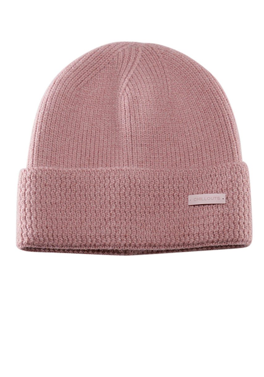 chillouts Beanie Heike Hat met modieuze omslag