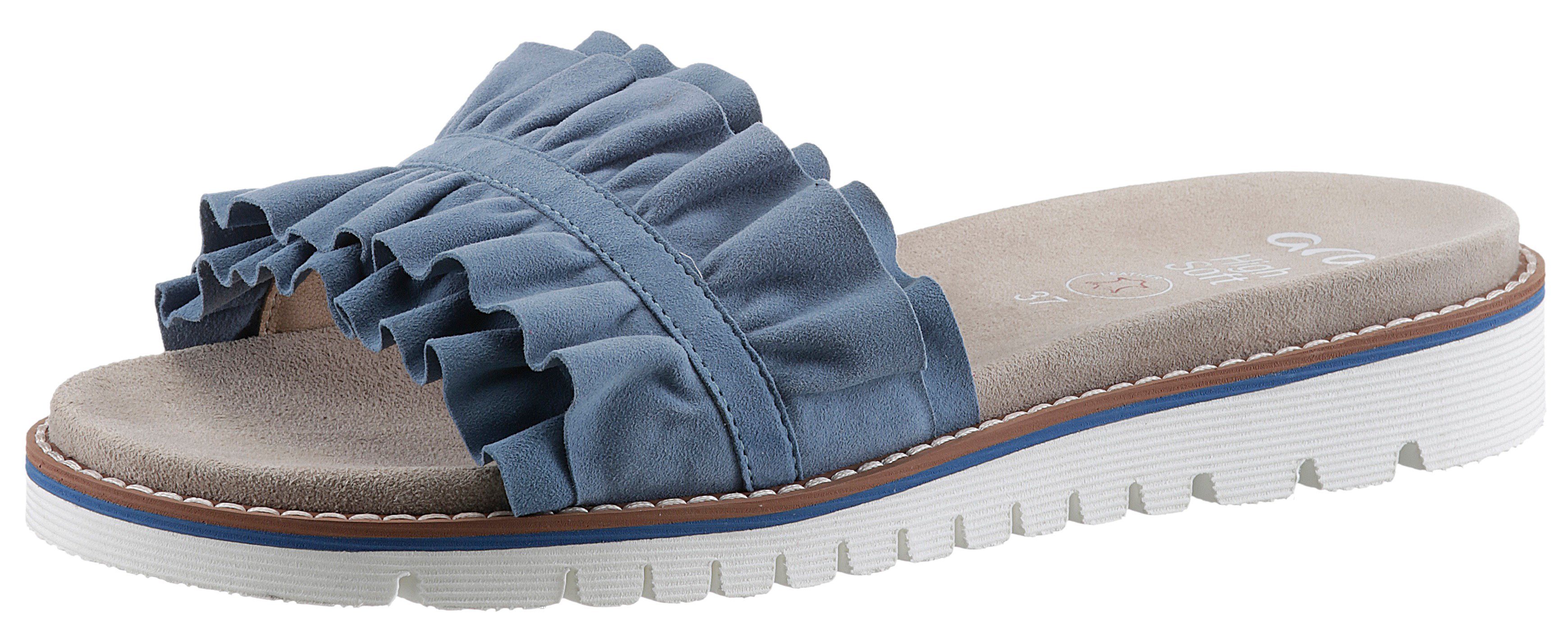 Ara Slippers KENT , sleehak, zomerschoen, pantoffels met slip-on