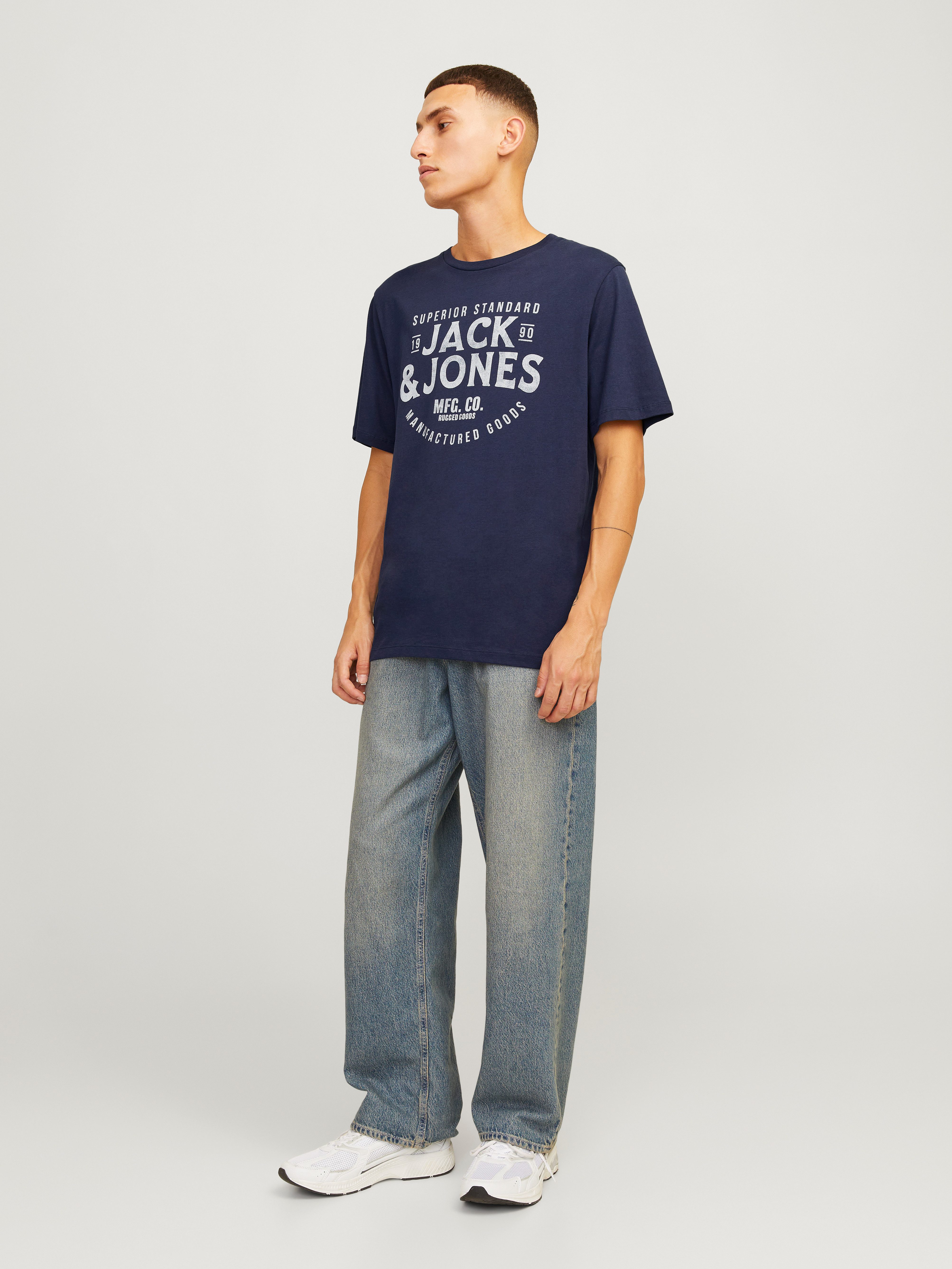 Jack & Jones Shirt met ronde hals JJJEANS TEE SS O-NECK