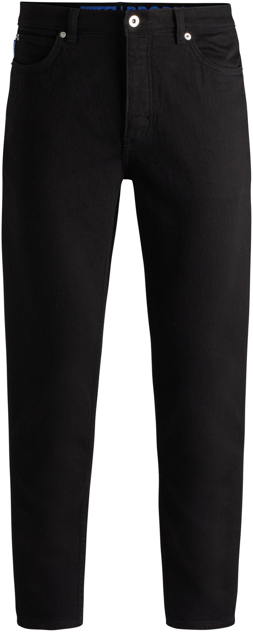 HUGO Blue Tapered jeans Brody met stone-washed-finish