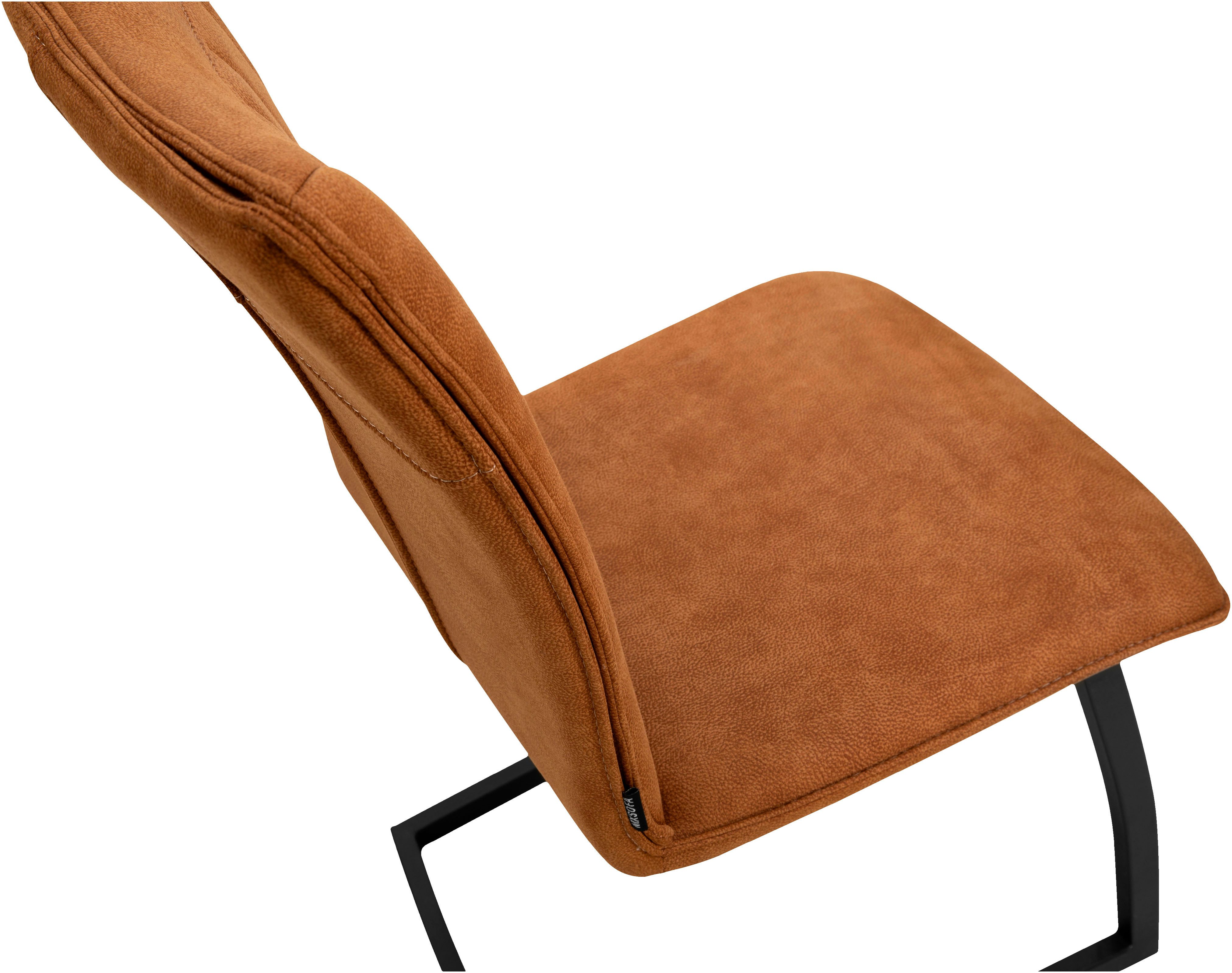 OMG Design Vrijdragende stoel Amara Eetkamerstoel, keukenstoel, onderhoudsvriendelijke bekleding (set)