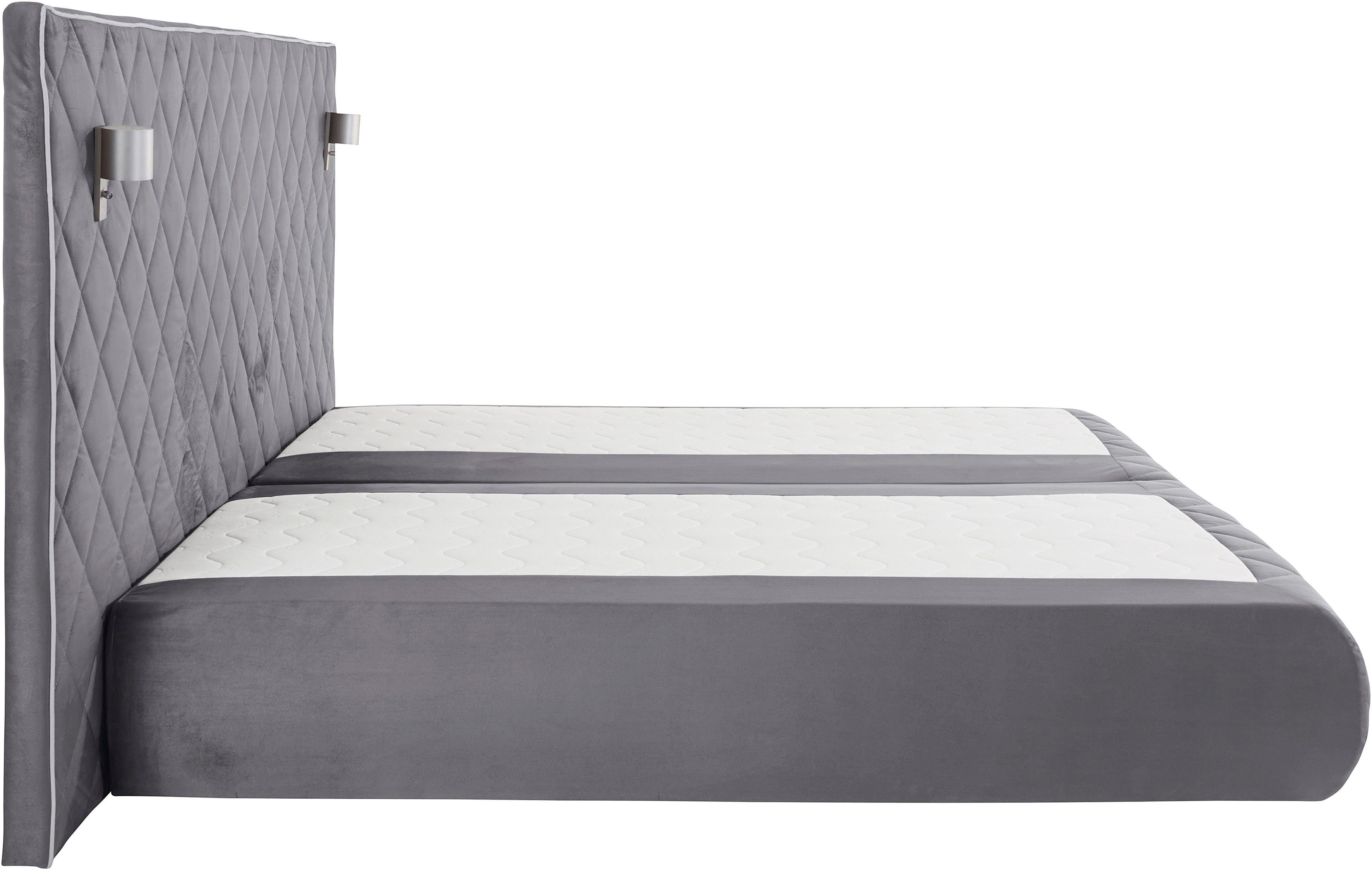 Places of Style Boxspring Alaric naar keuze met en zonder stralen, topmatras pocketvering