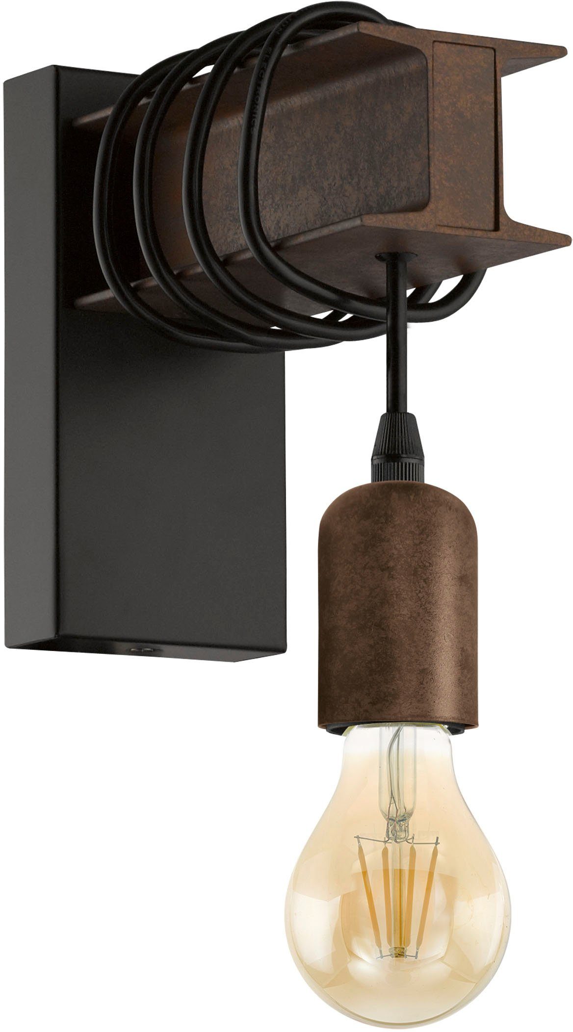 EGLO Wandlamp TOWNSHEND 4 Vintage wandlamp in Industrial design, retro lamp fitting: E27