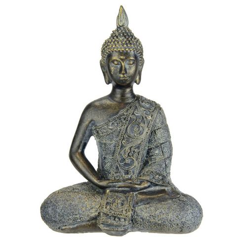 I.GE.A. Decoratief figuur Buddha Figur sitzend meditierend Statue Figuren Skulptur (1 stuk)