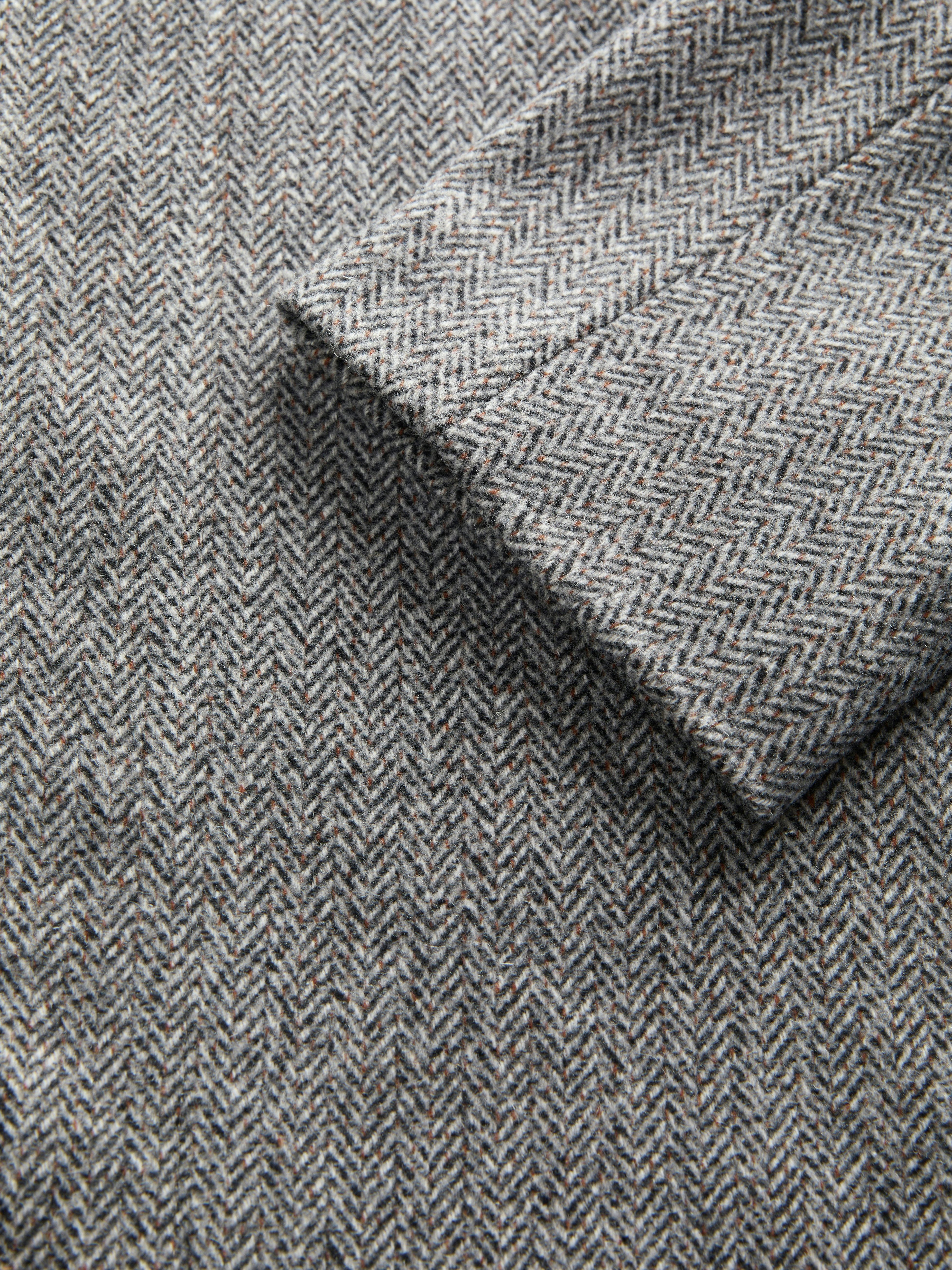Jack & Jones Lange jas JORNORREBRO WOOL BLEND MAC COAT