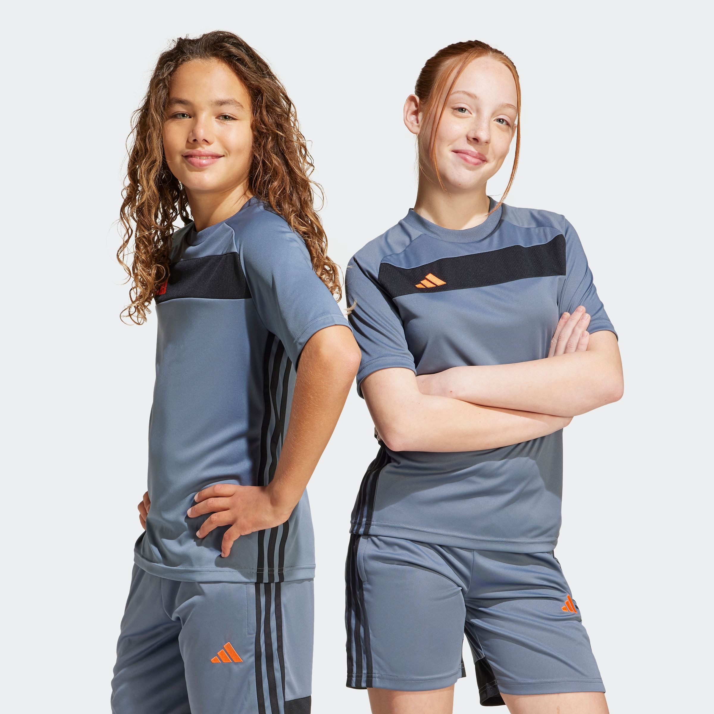 adidas Performance Voetbalshirt TIRO ES JSY Y jongens voetbalshirts maat 152 grijs