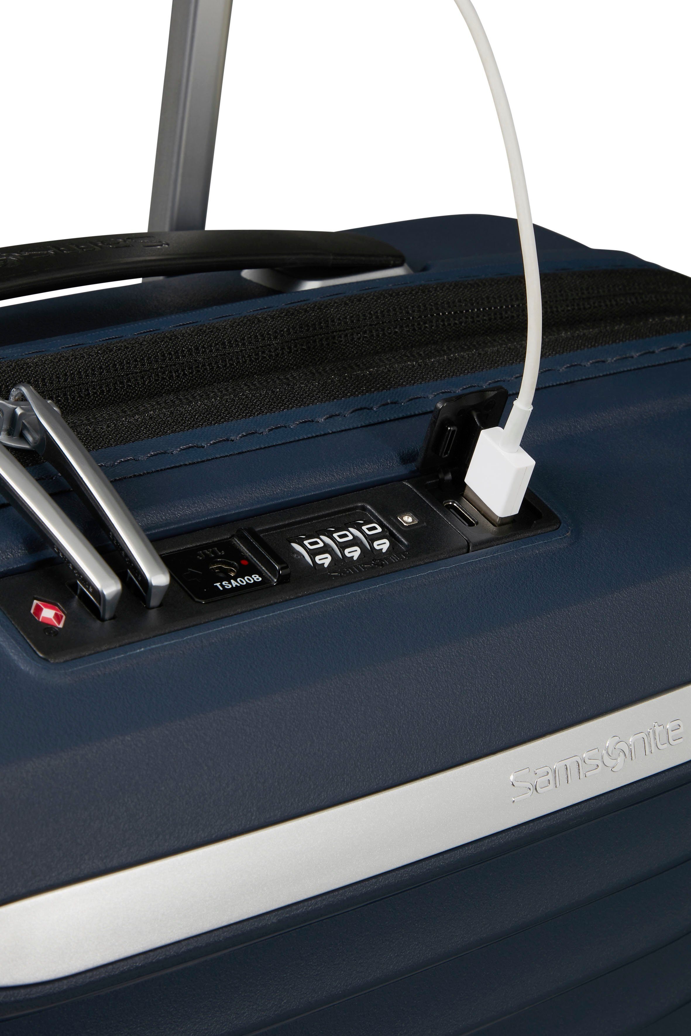 Samsonite Hardshell-trolley Trolley, reisbagage handbagage-koffer TSA-cijferslot USB-poort
